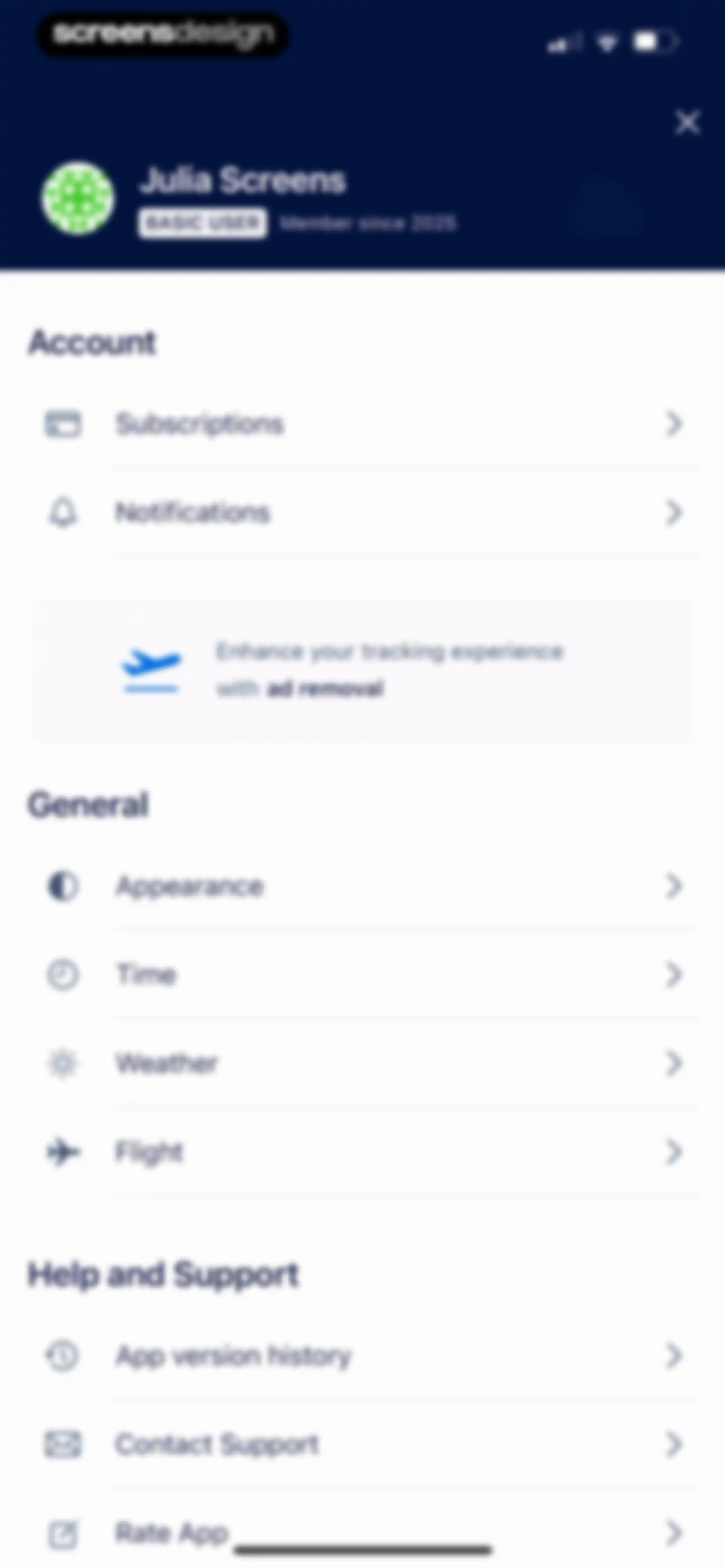 FlightAware Flight Tracker screen 94