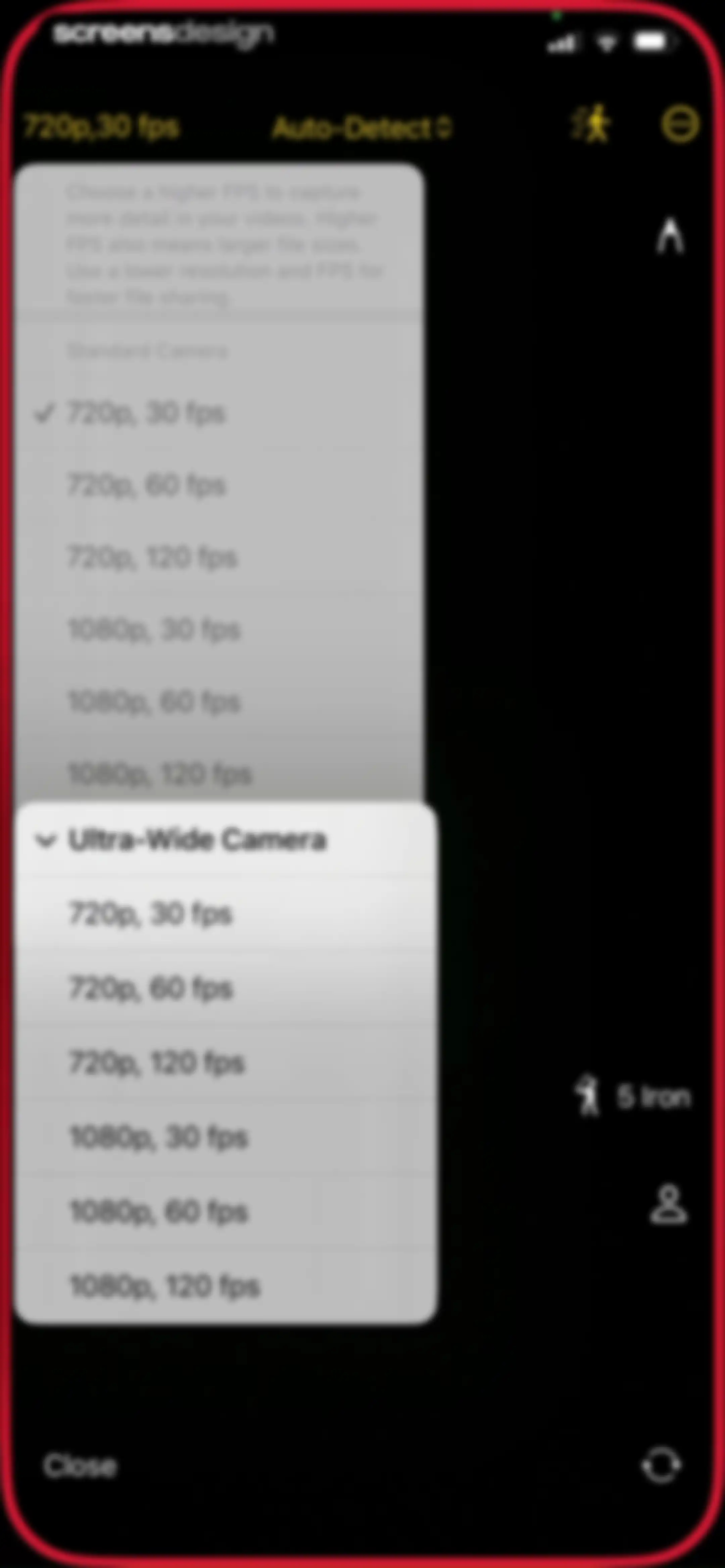 Onform: Video Analysis App screen 74