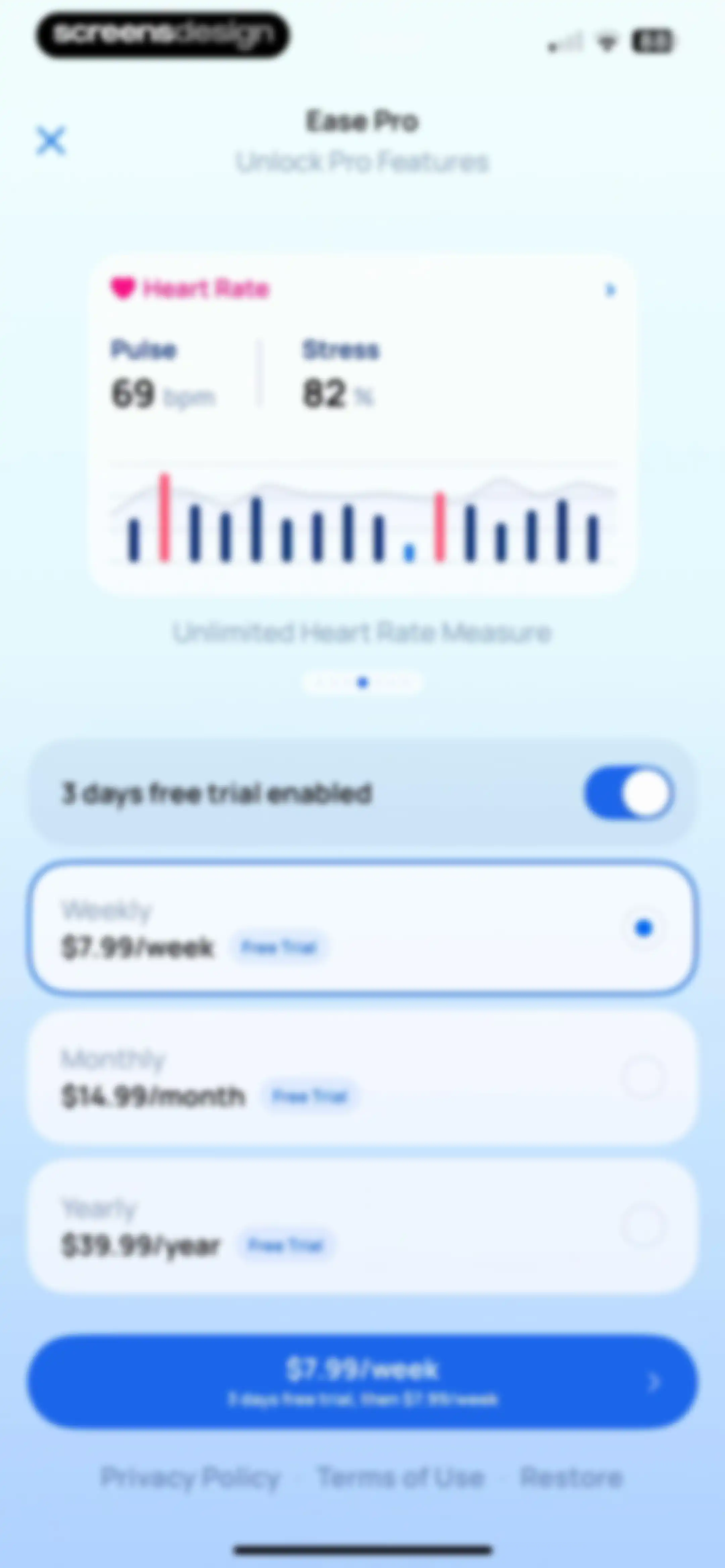 Ease - Body & Mental Health screen 123
