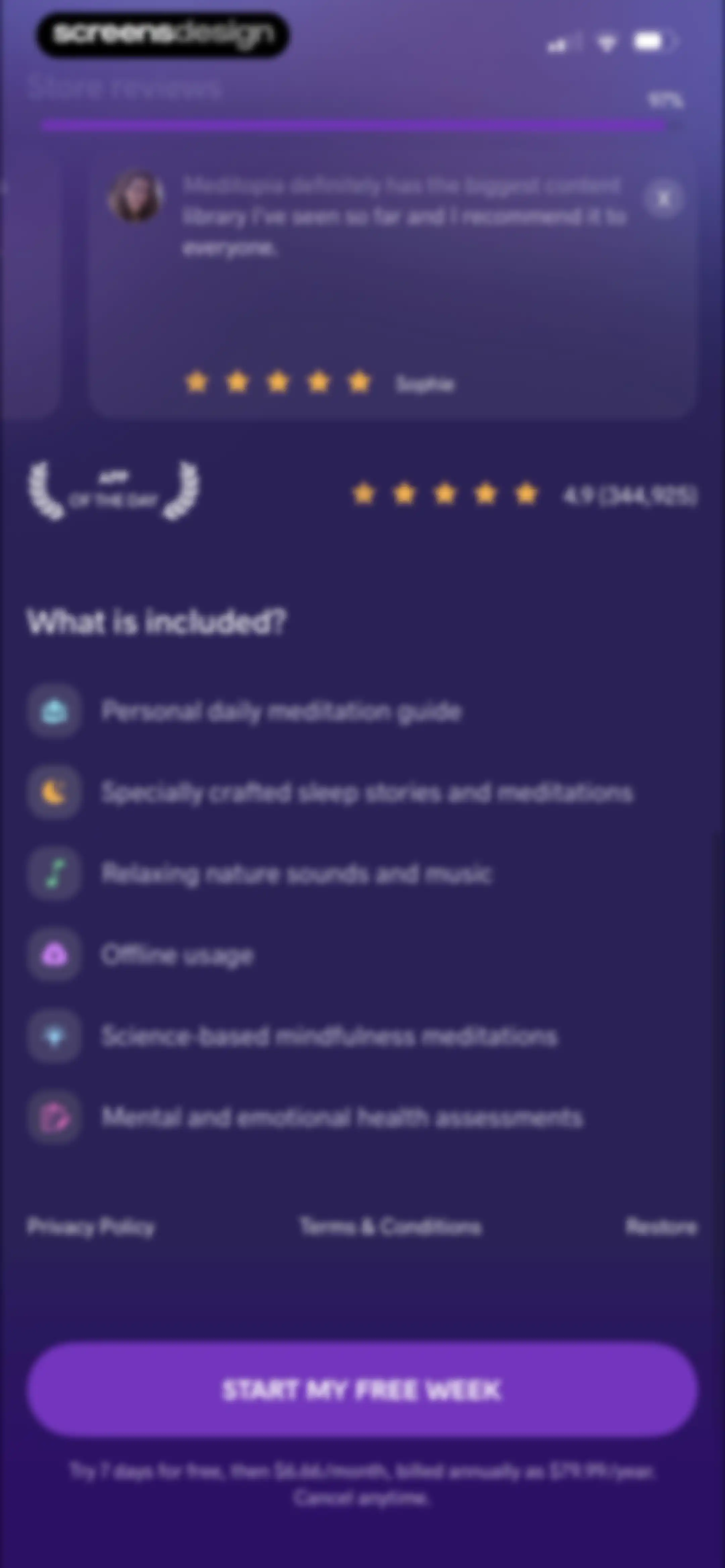 Meditopia: Sleep, Meditation screen 43