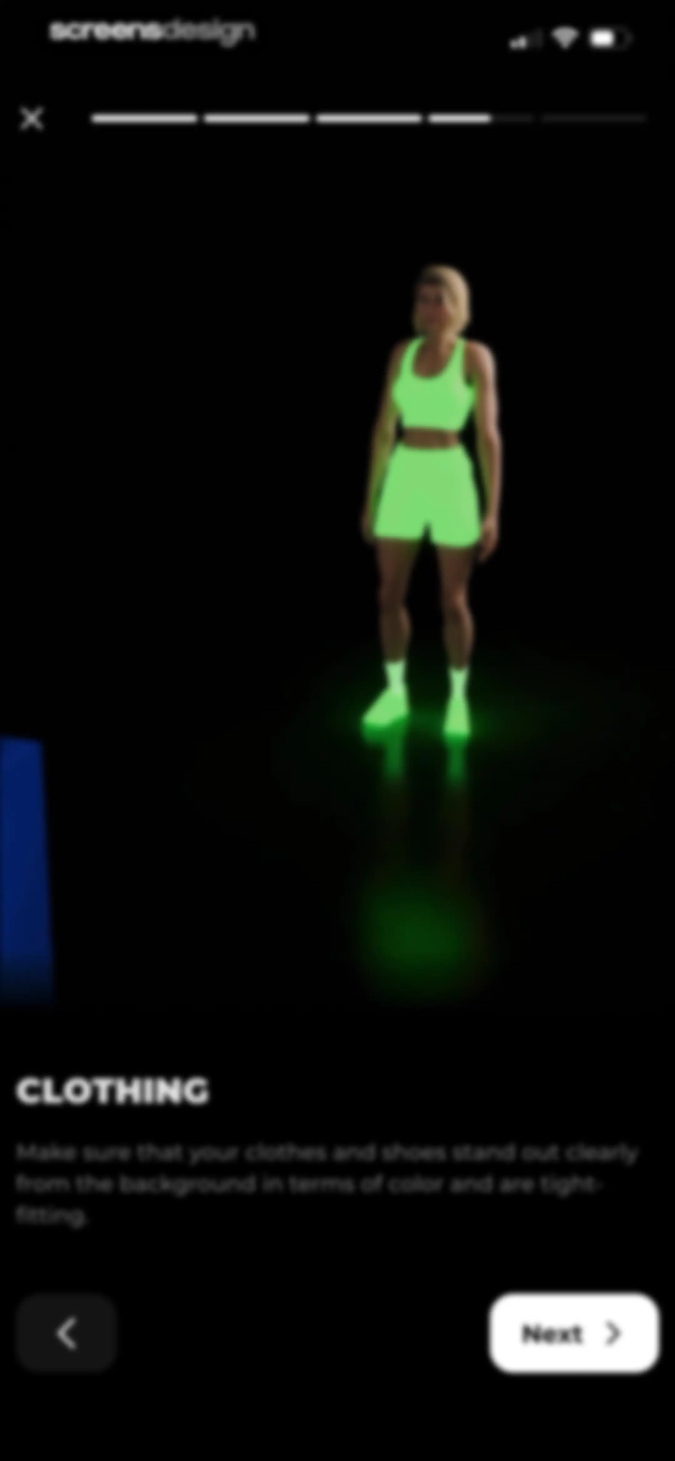 MCI - Personal Training AI screen 129