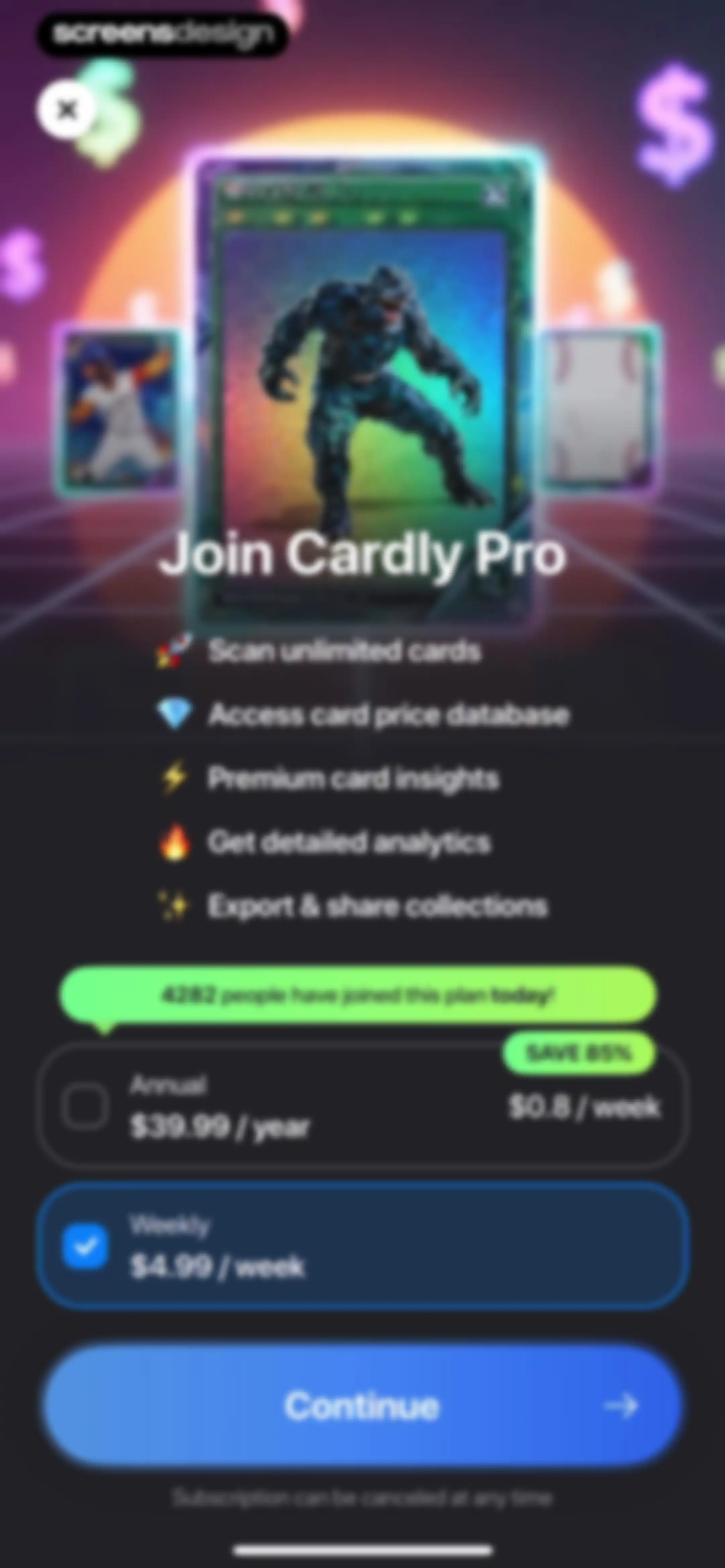 Cardly AI: Sports Card Scanner screen 10