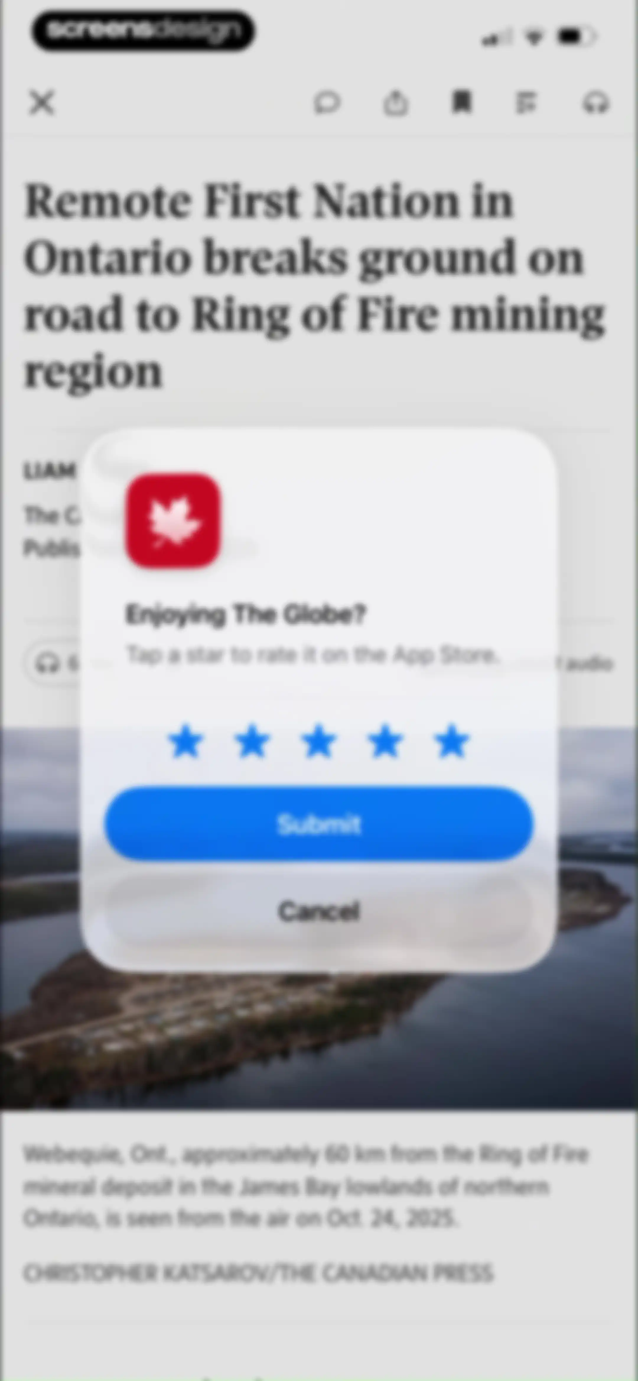 The Globe and Mail screen 35
