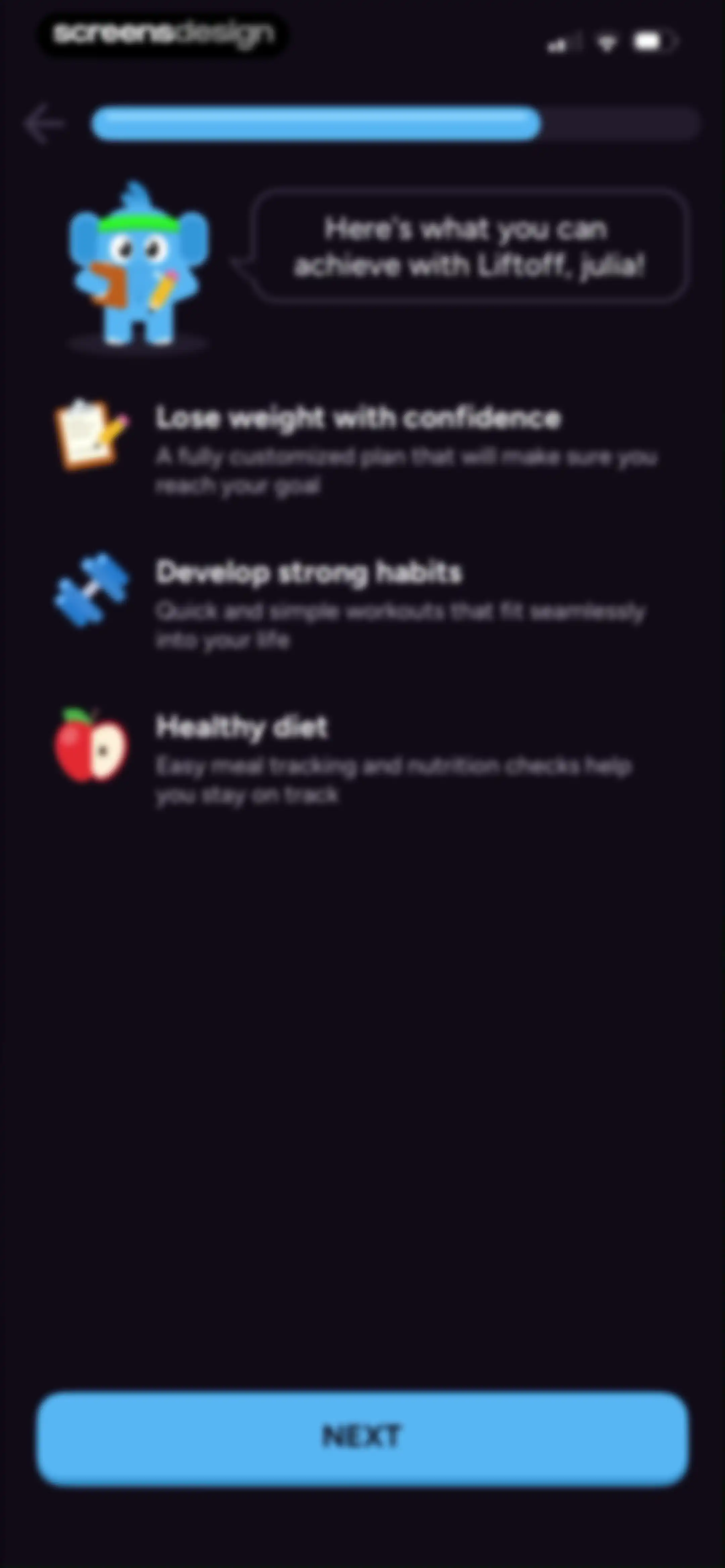 Liftoff - Ranked Gym Workouts screen 47