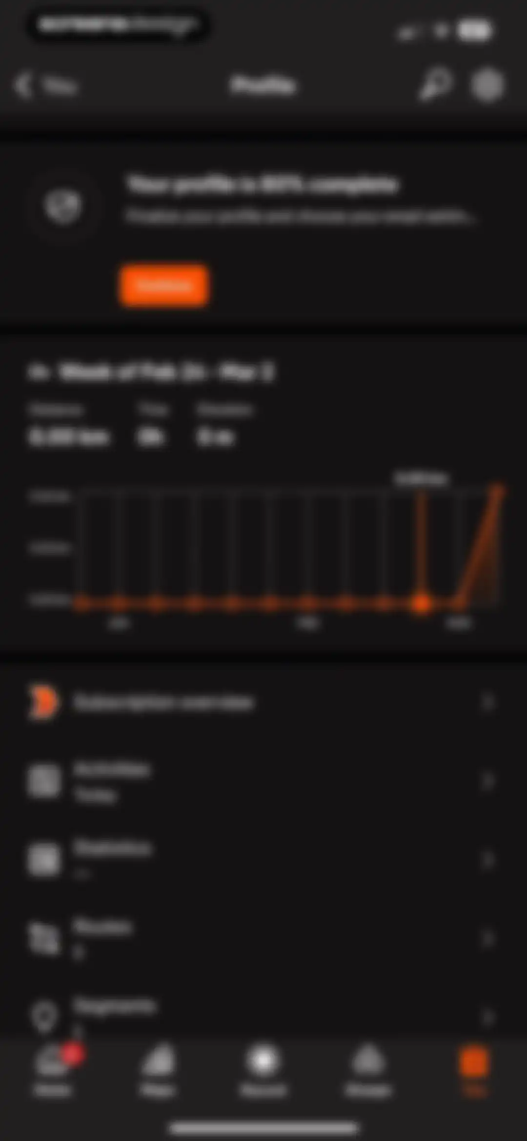 Strava: Run, Bike, Walk screen 221