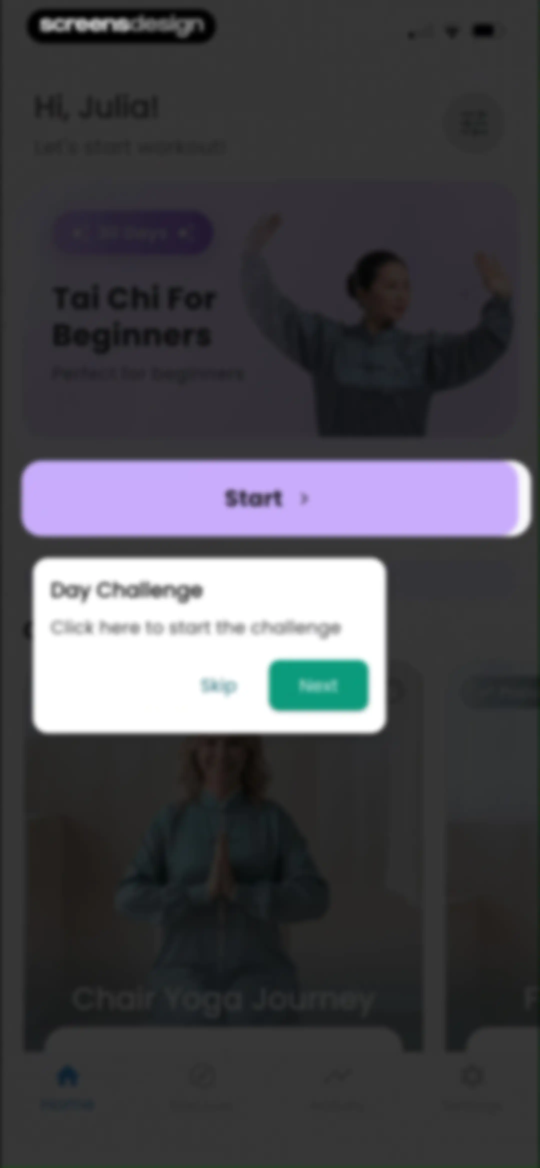 Tai Chi Walking : GentleFit screen 34