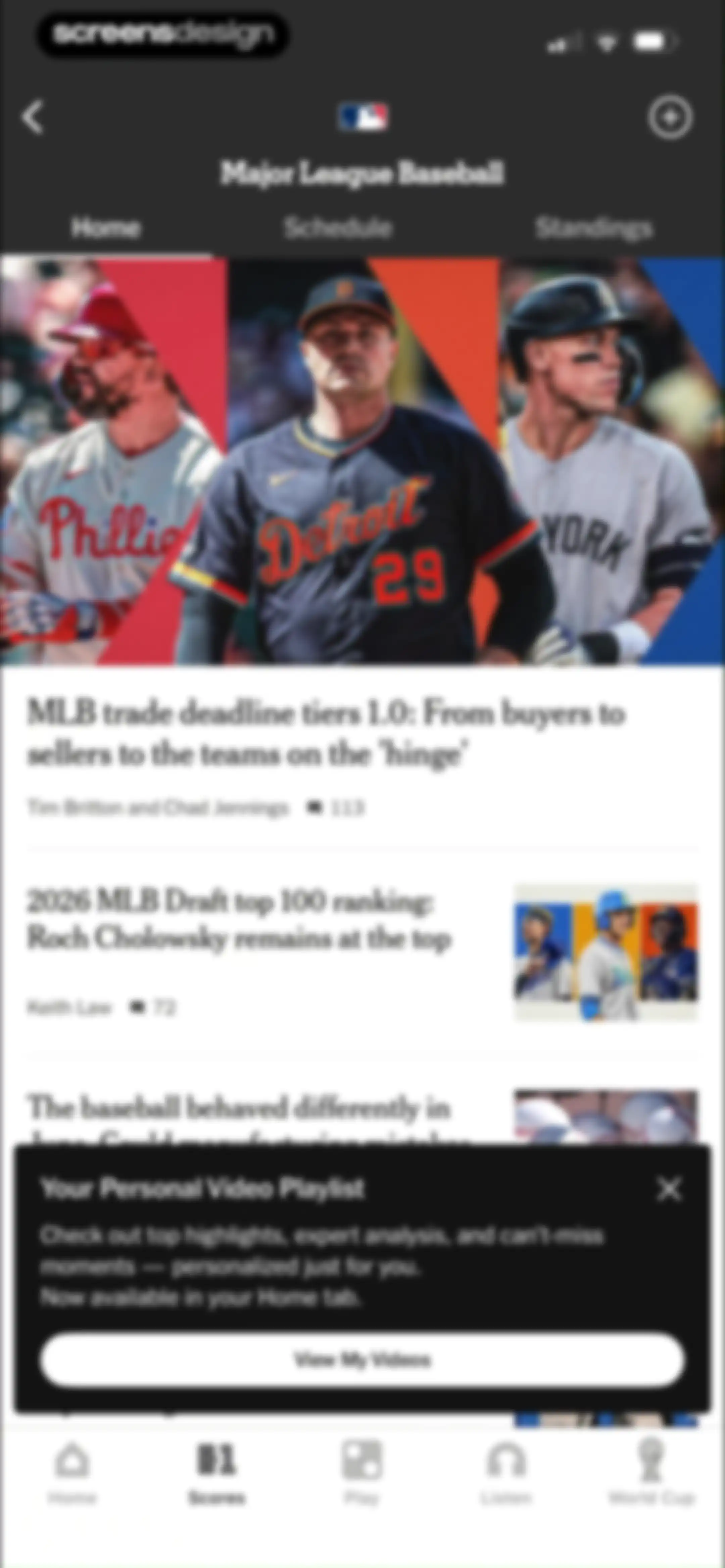 The Athletic: All Sports News screen 89