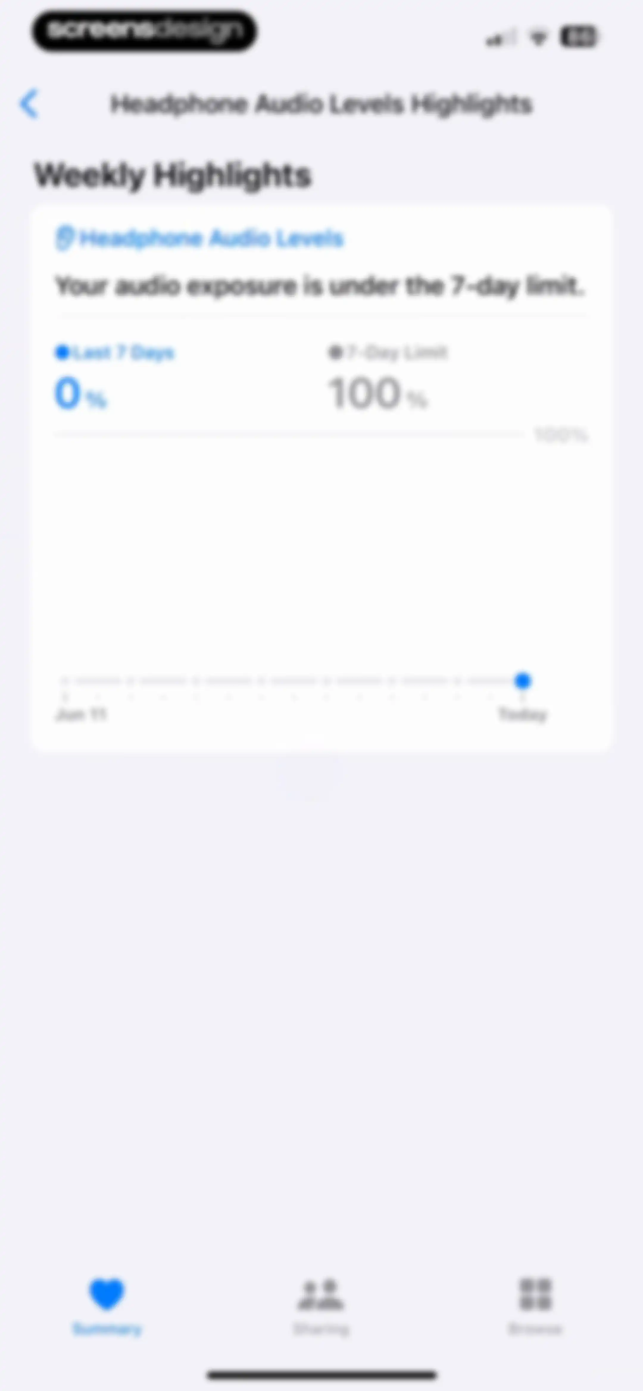 Apple Health screen 32