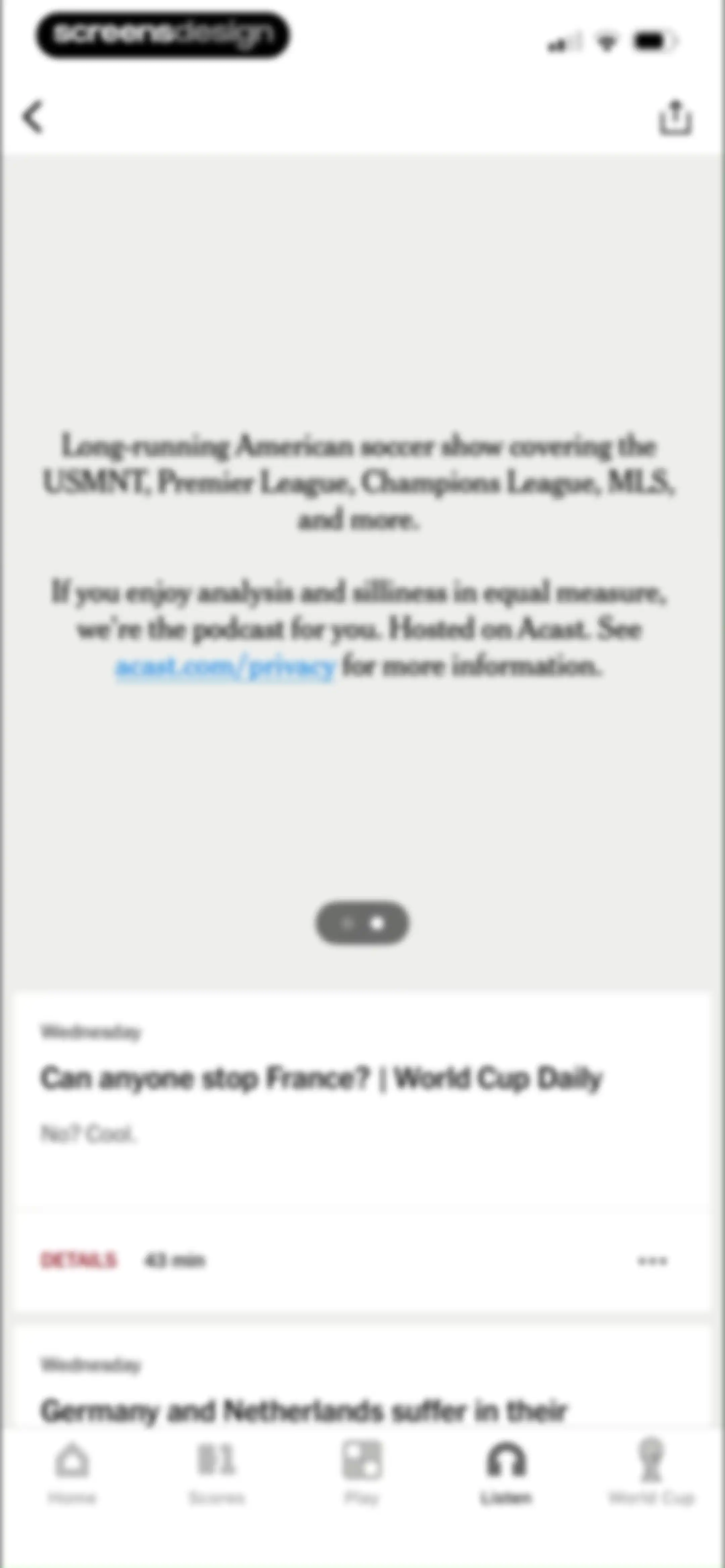 The Athletic: All Sports News screen 82