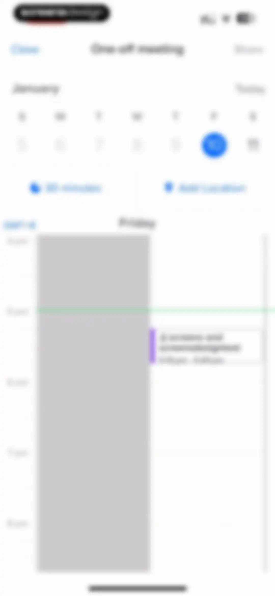 Calendly Mobile screen 58