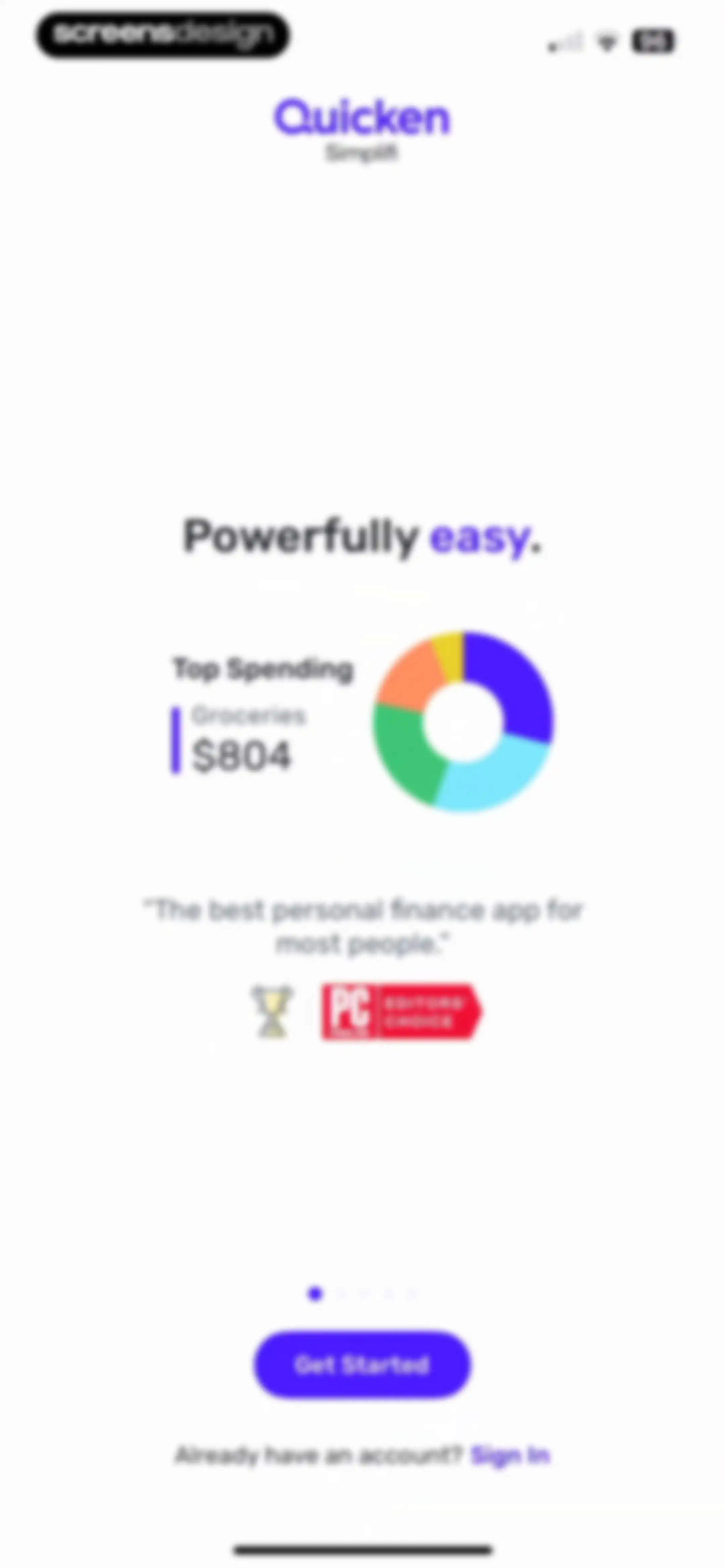 Quicken: Intelligent Money screen 3
