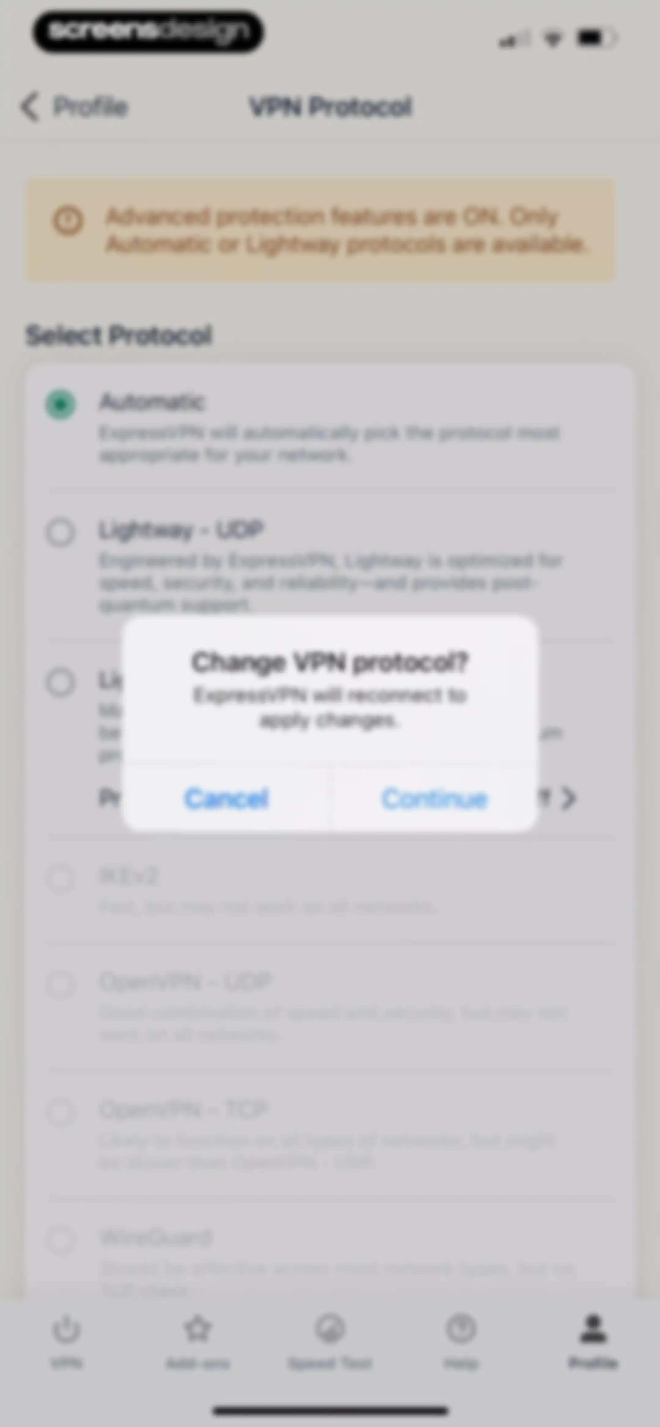 ExpressVPN · Secure & Fast VPN screen 27