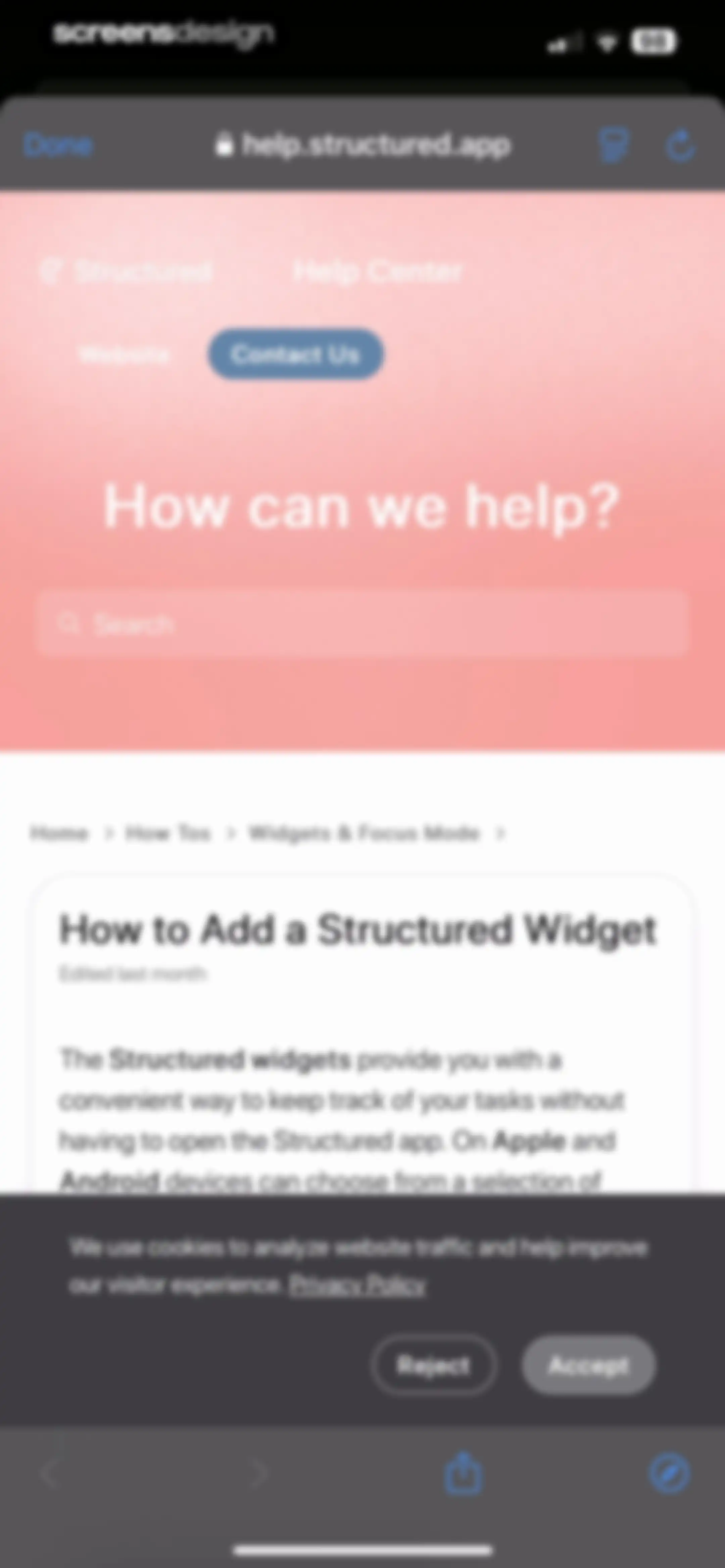 Structured: Daily Planner Todo screen 97