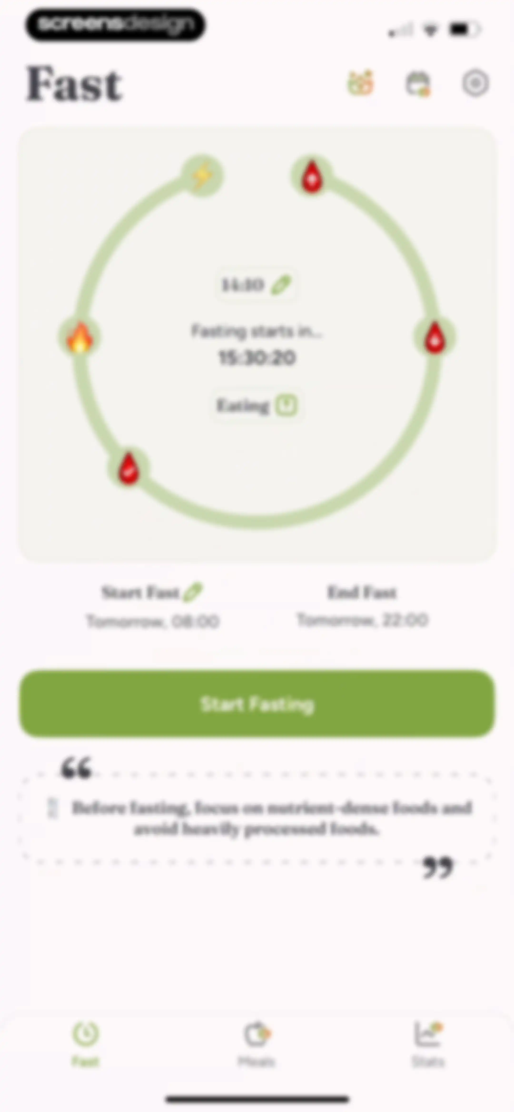 Fast & Fit: IF Fasting Counter screen 46