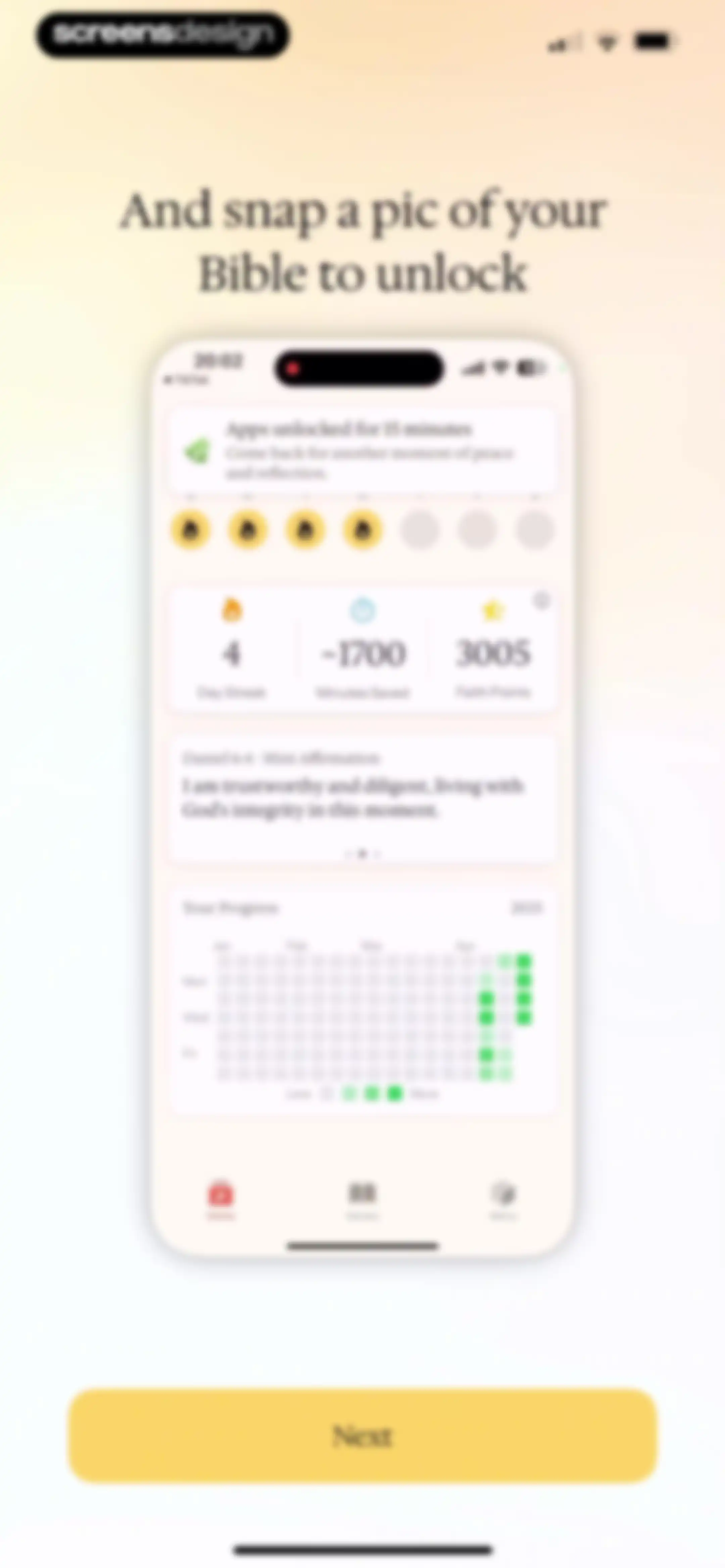 Bible Mode: Reduce Screen Time screen 9