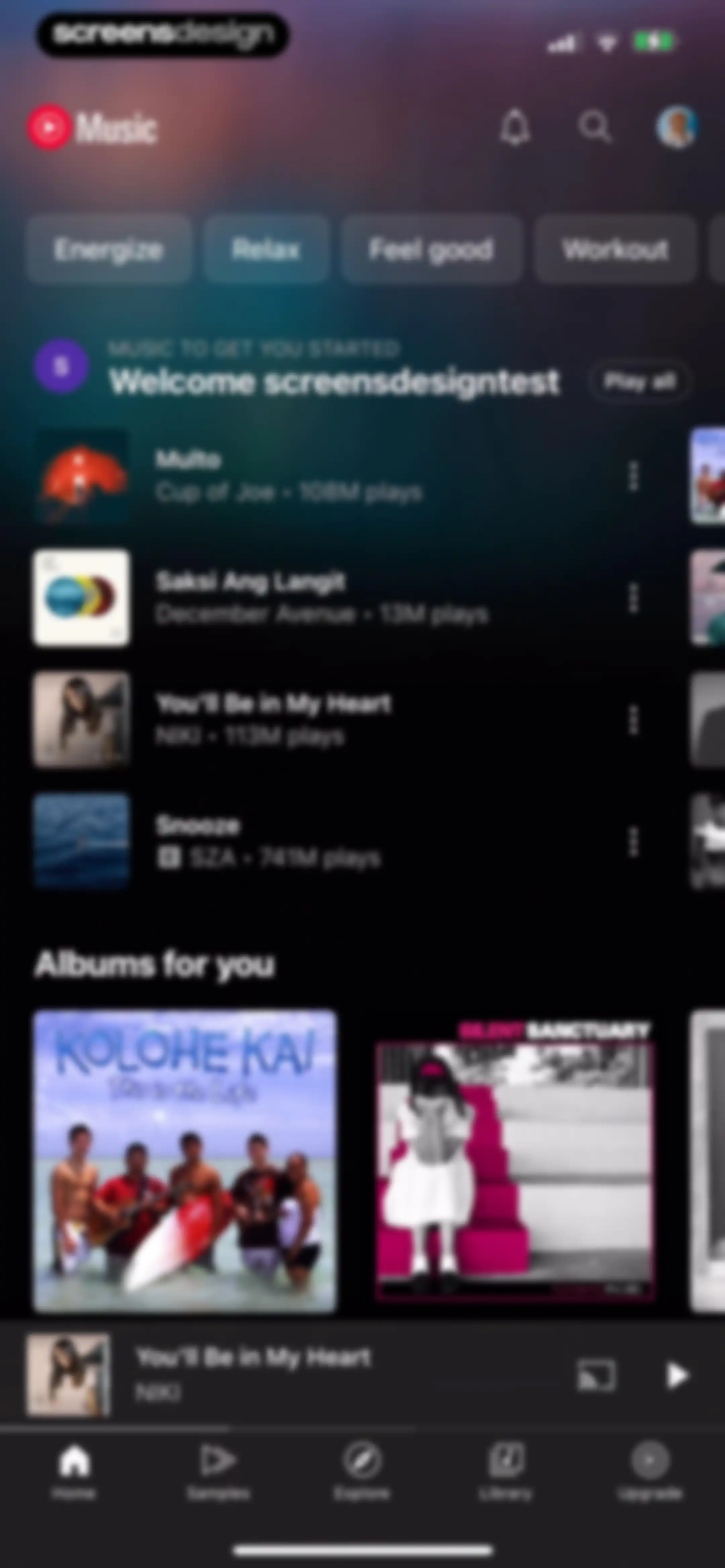 YouTube Music screen 41
