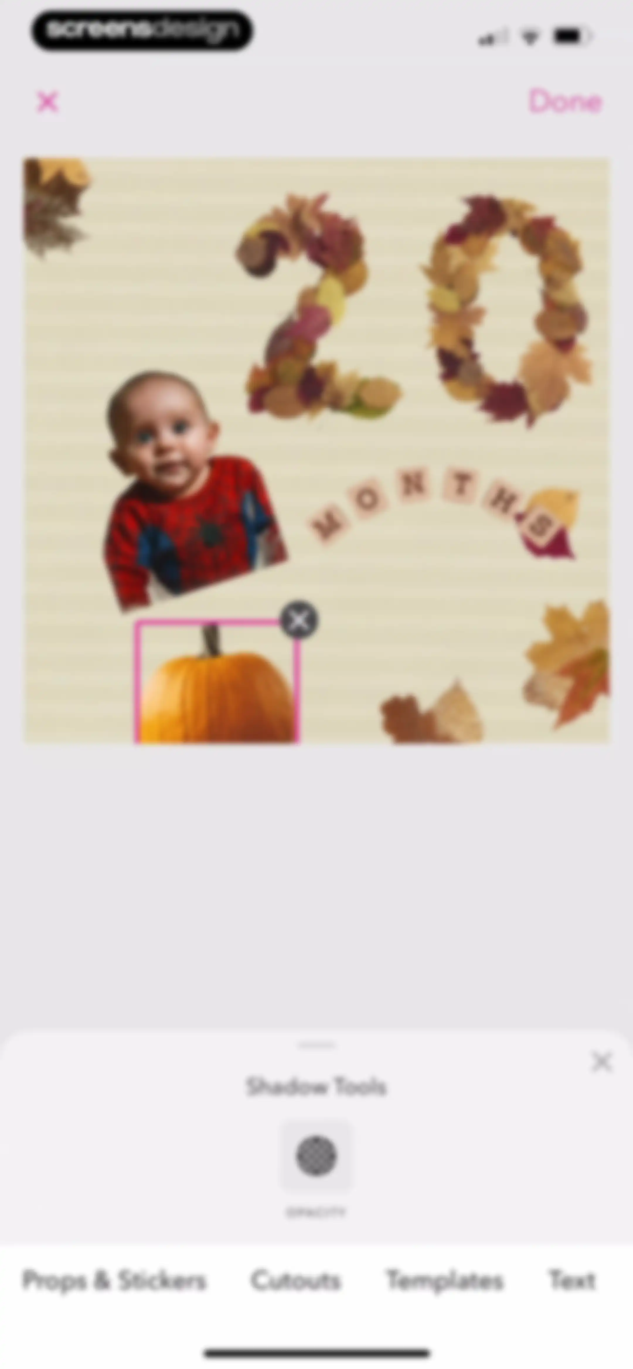 Precious - Baby Photo Art screen 66