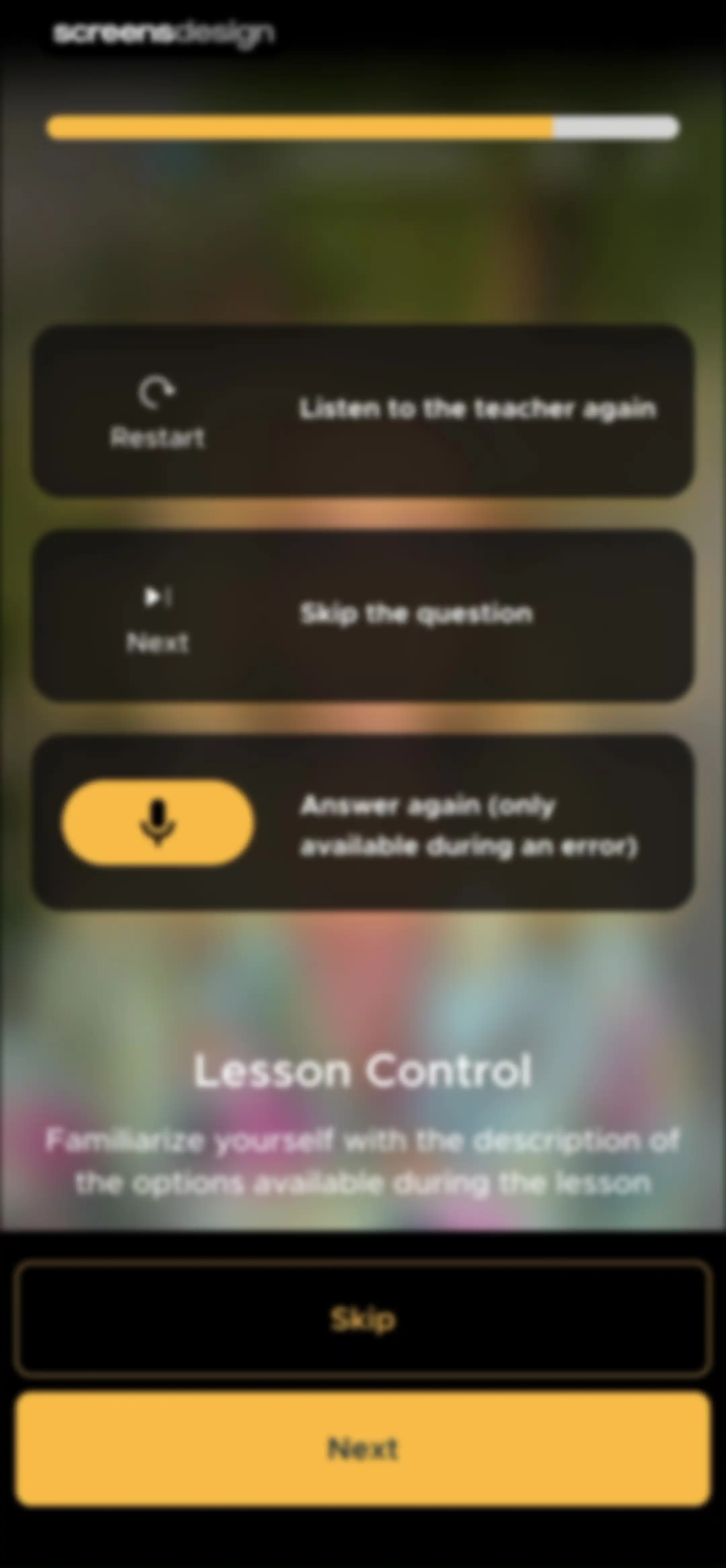 BeeSpeaker Learn English screen 39
