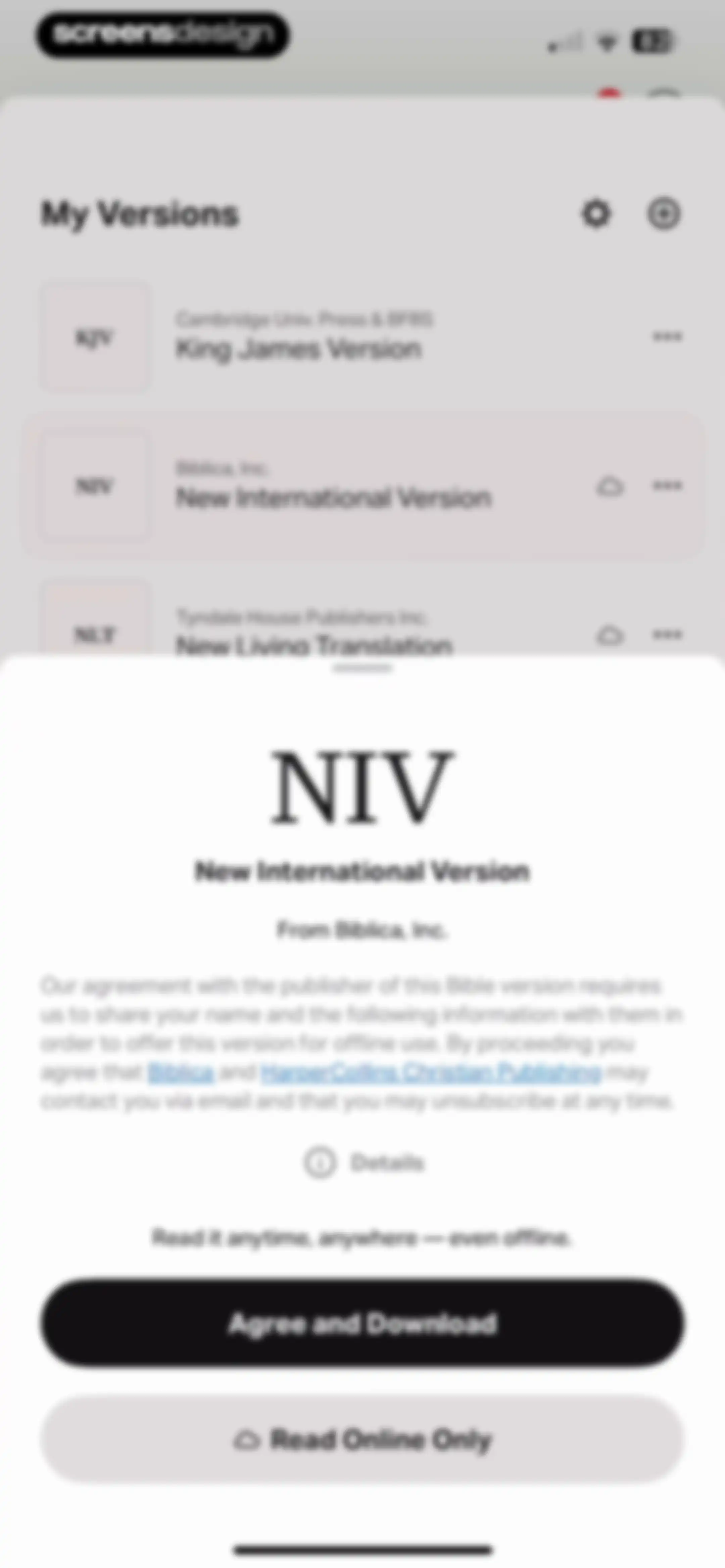 Bible screen 41