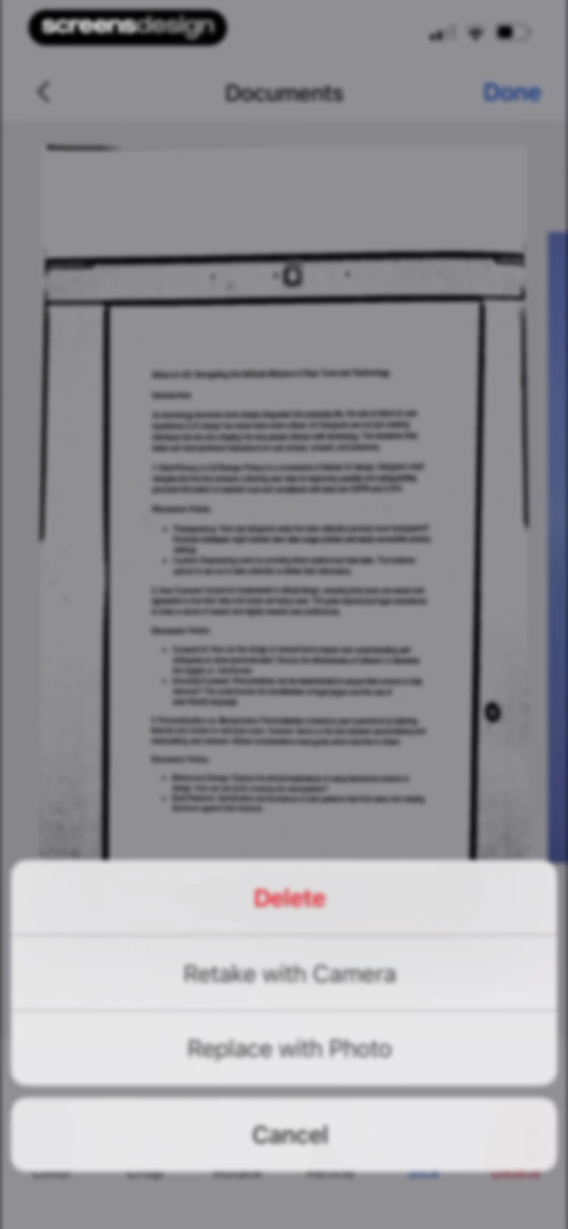 Forma: PDF Document Editor screen 116