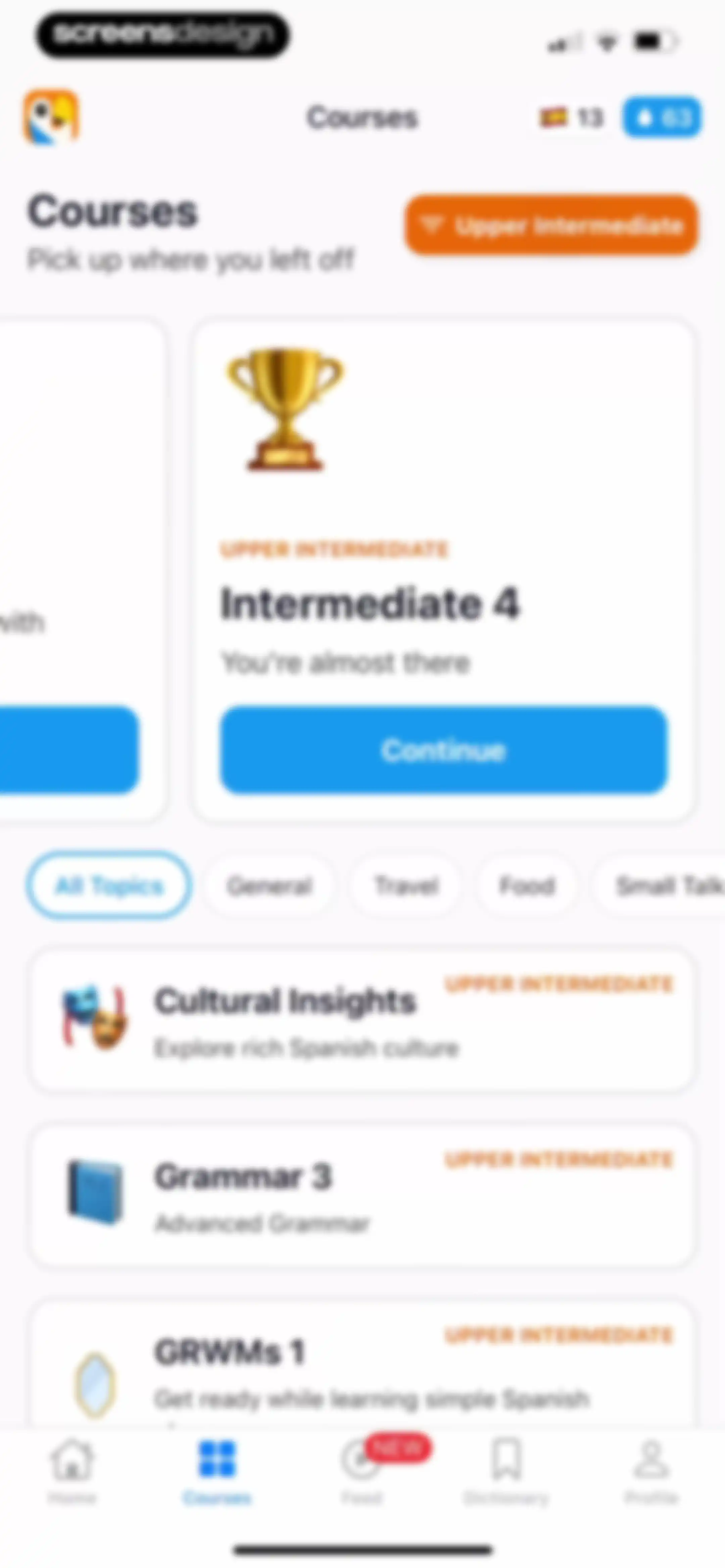 Parrot – Learn Spanish screen 63