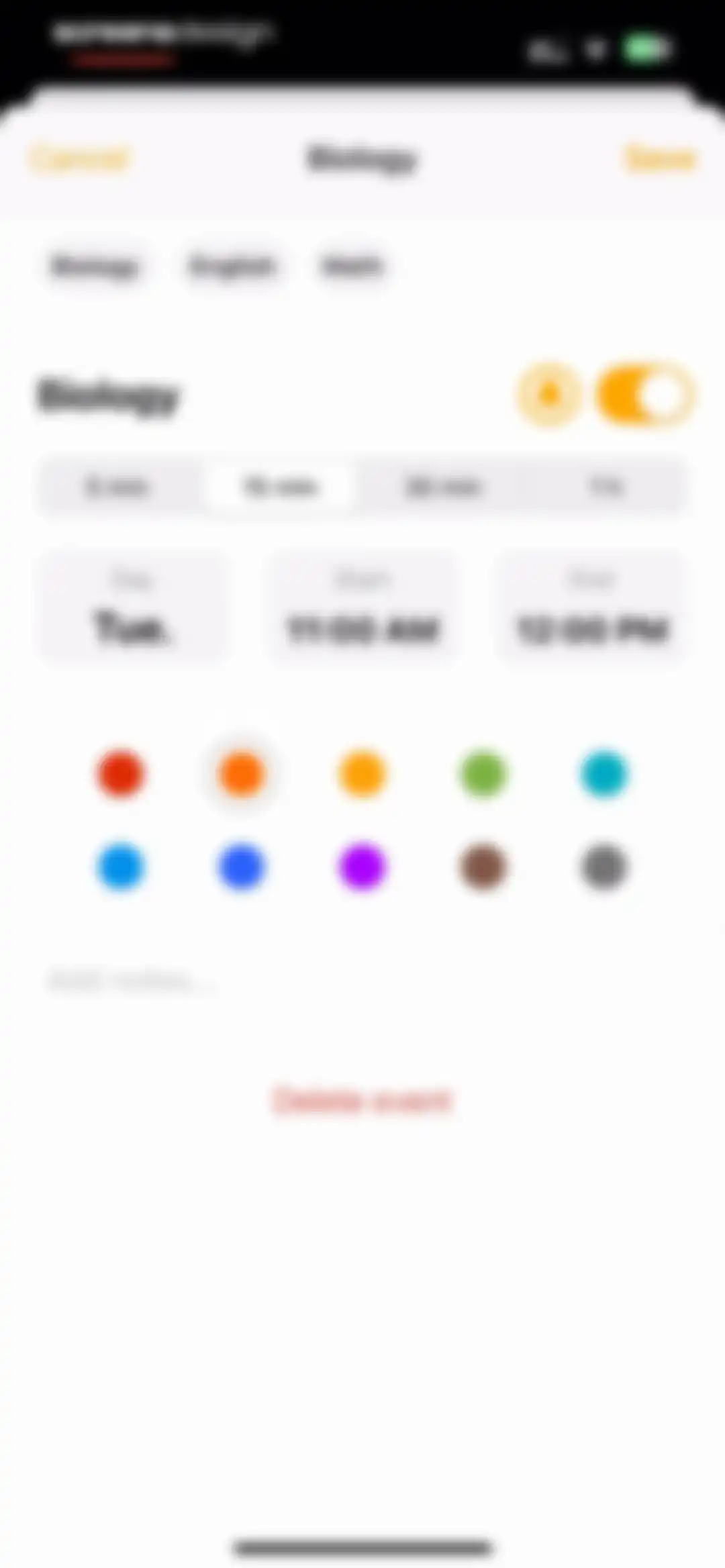 My Timetable - Quick & Simple screen 20