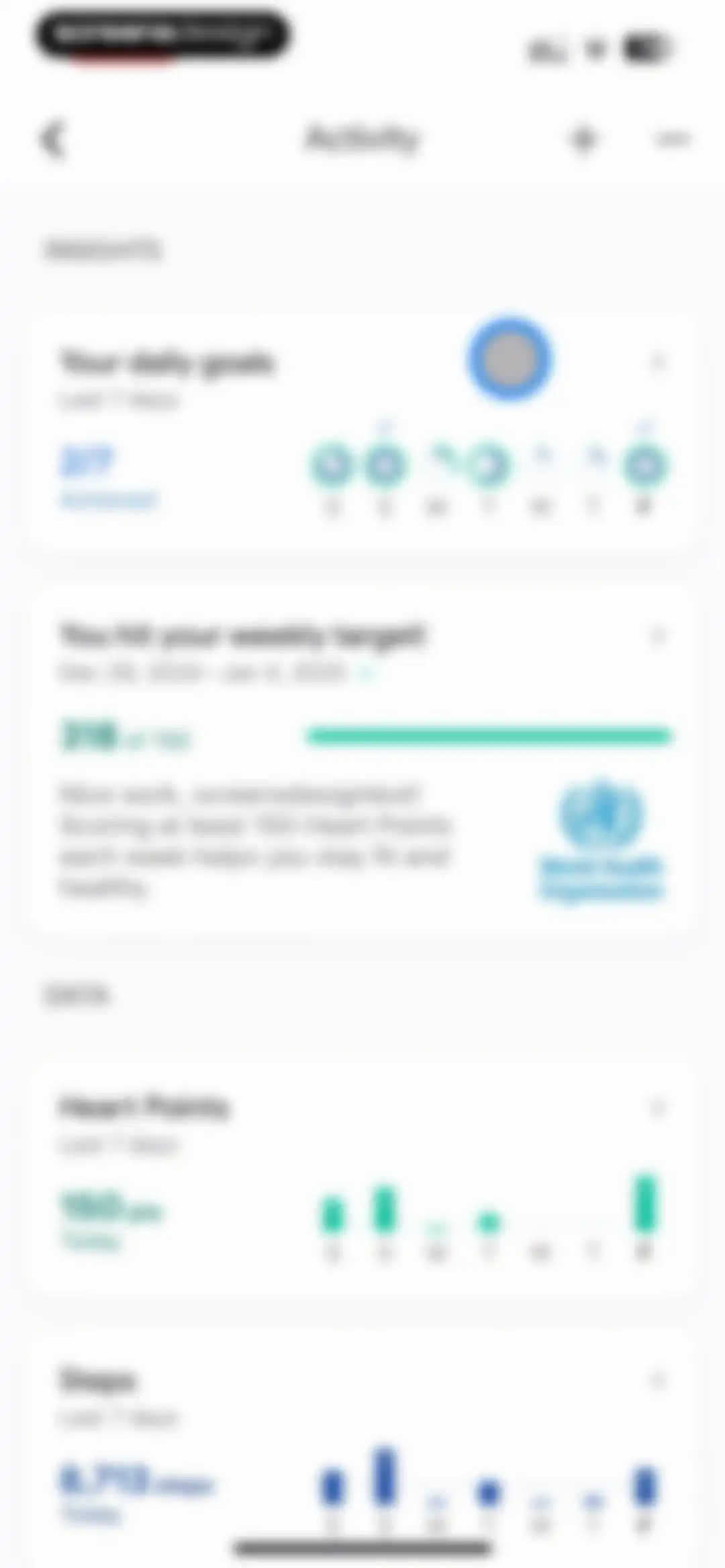 Google Fit: Activity Tracker screen 76