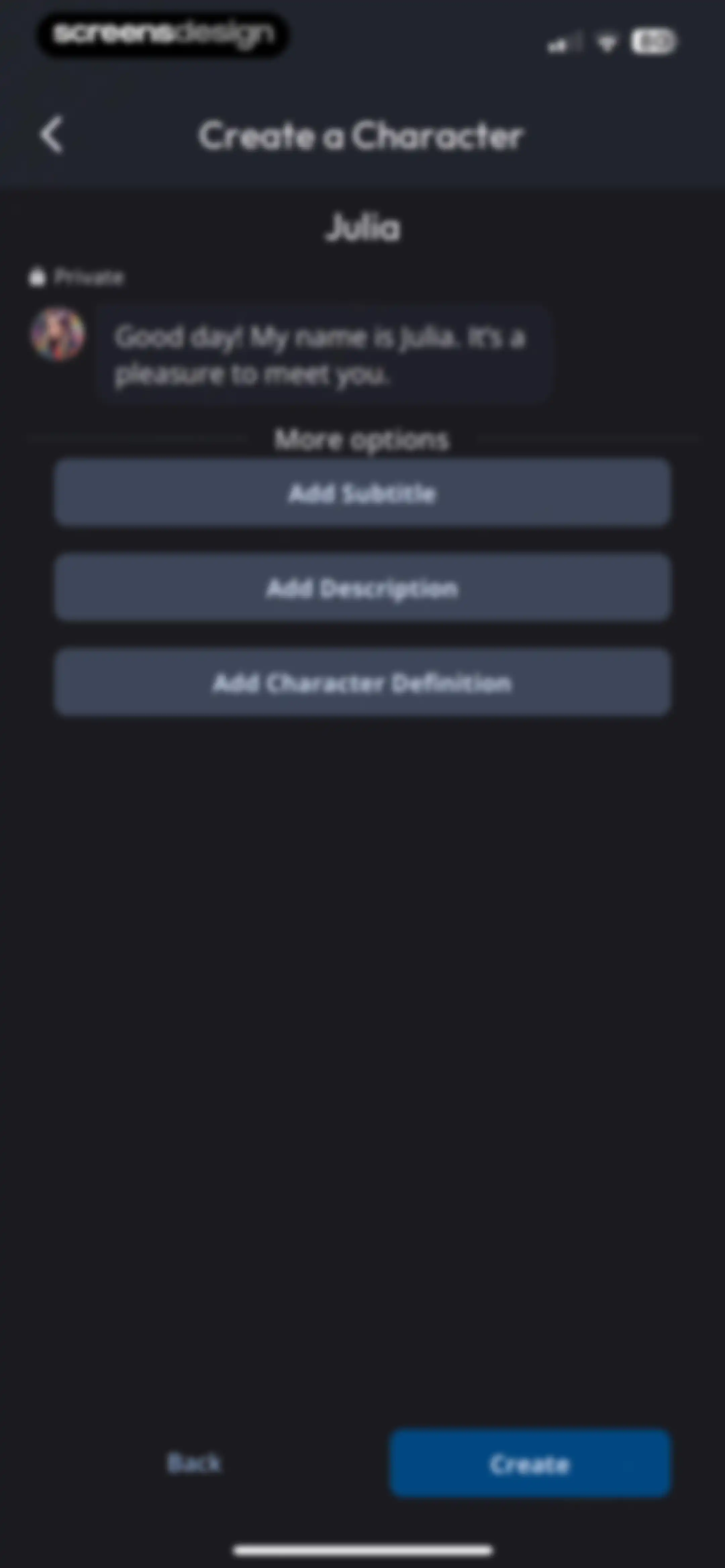 Character AI: Chat, Talk, Text screen 55