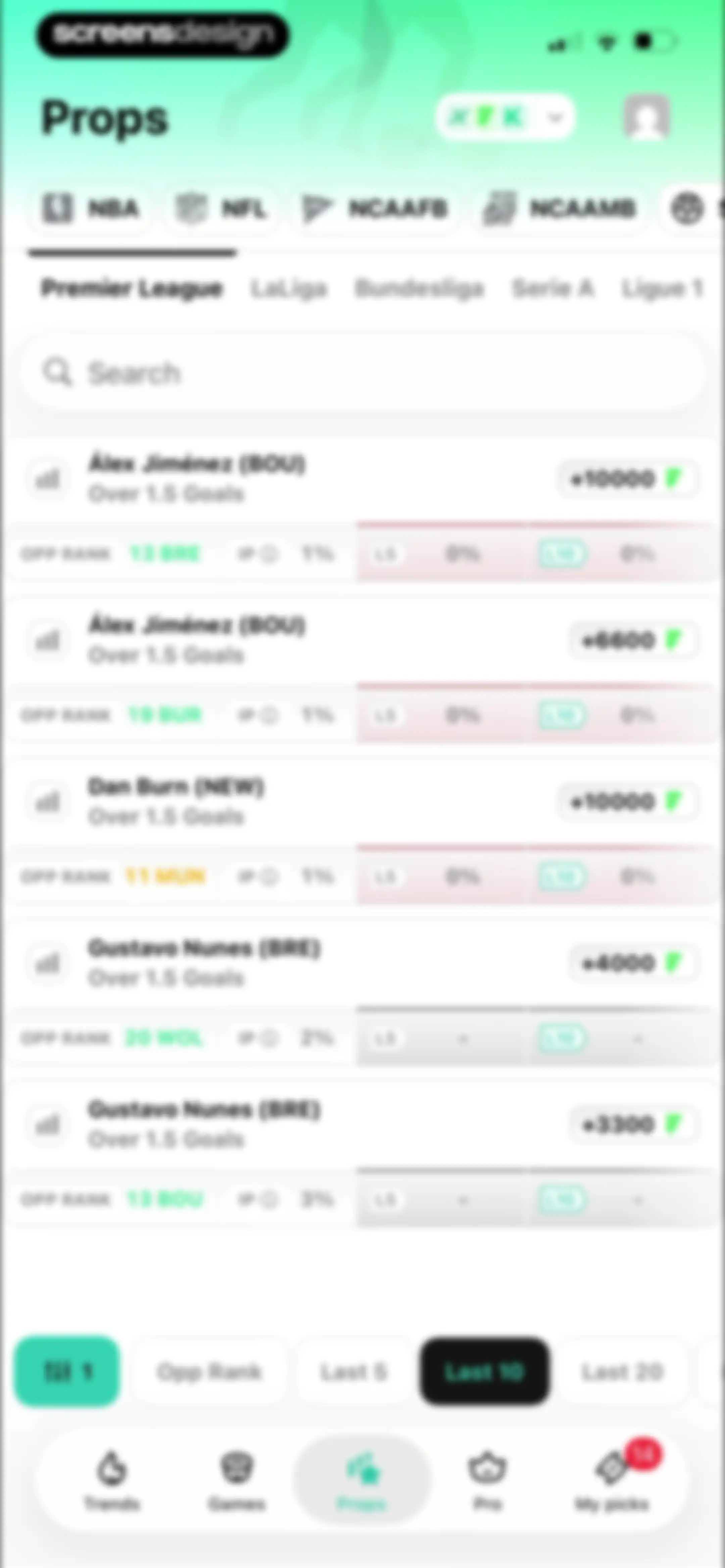Outlier: Smart Sports Betting screen 68