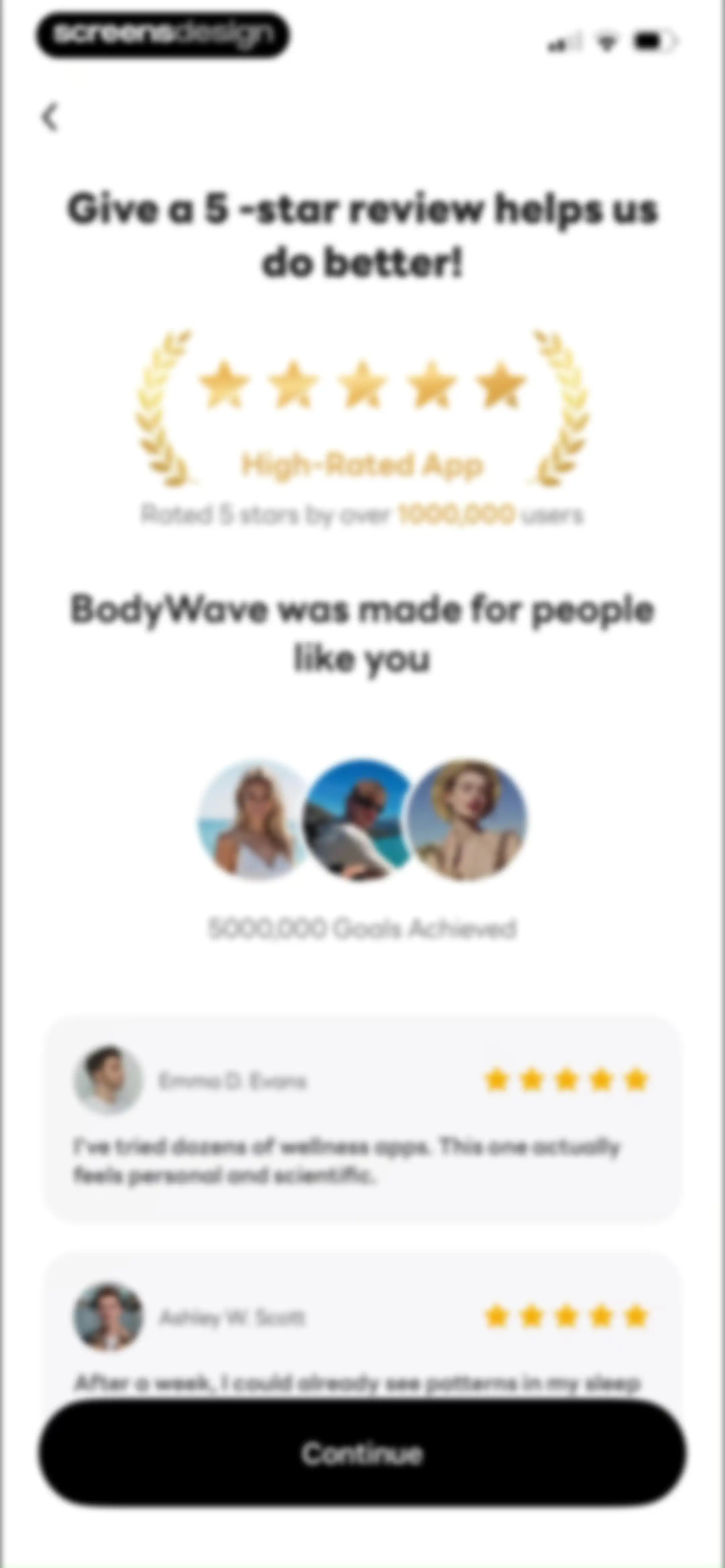 BodyWave: Health Tracker screen 43