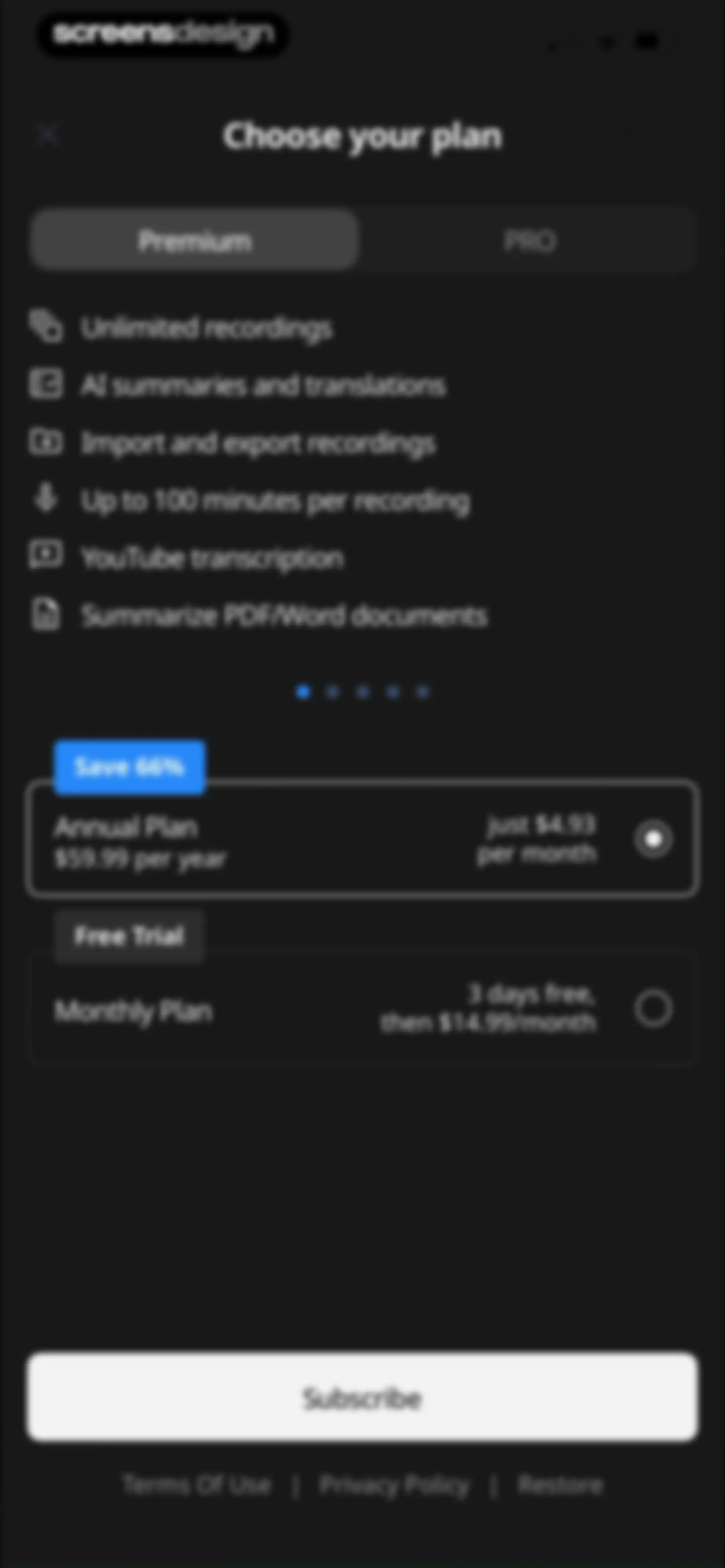 SpeakApp AI: Voice Notes screen 7