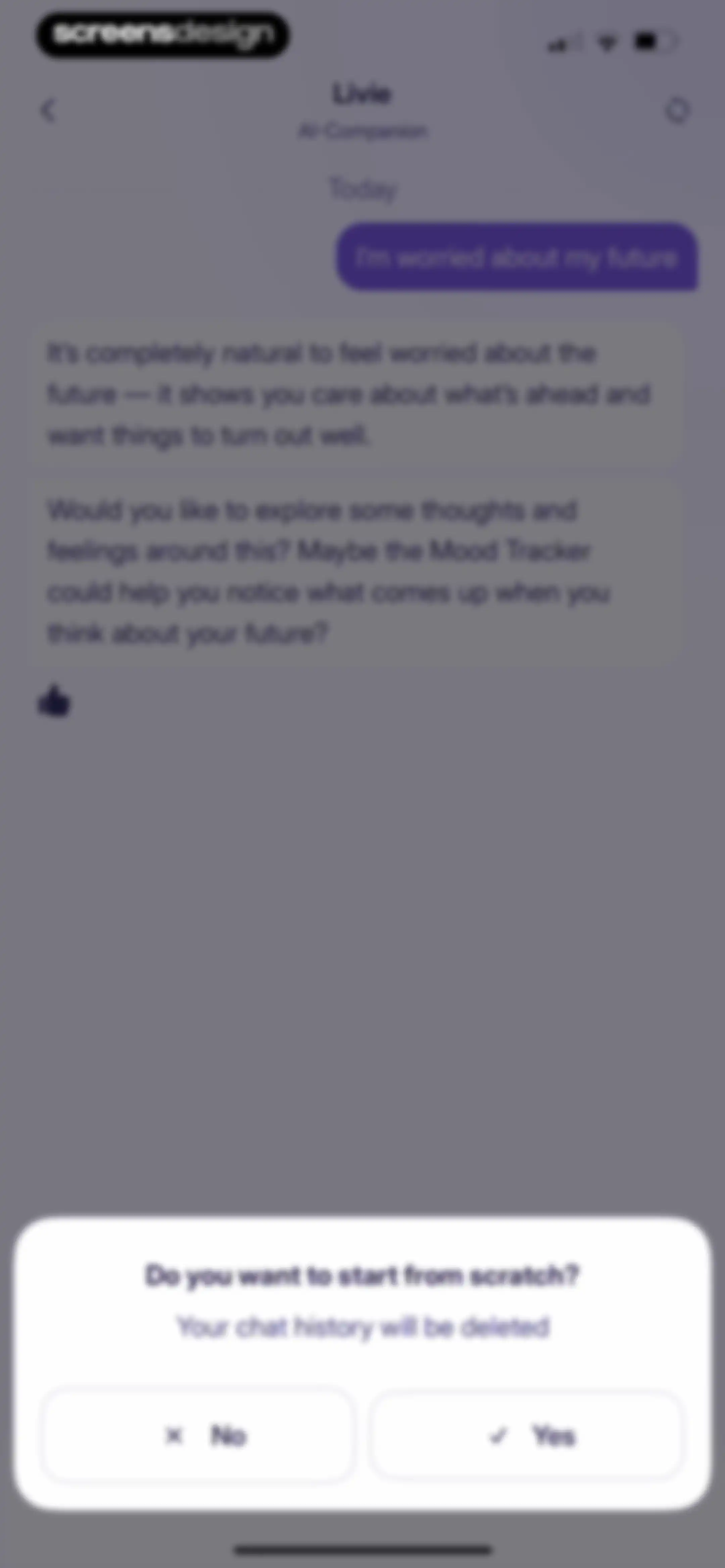 Liven: Discover yourself screen 142
