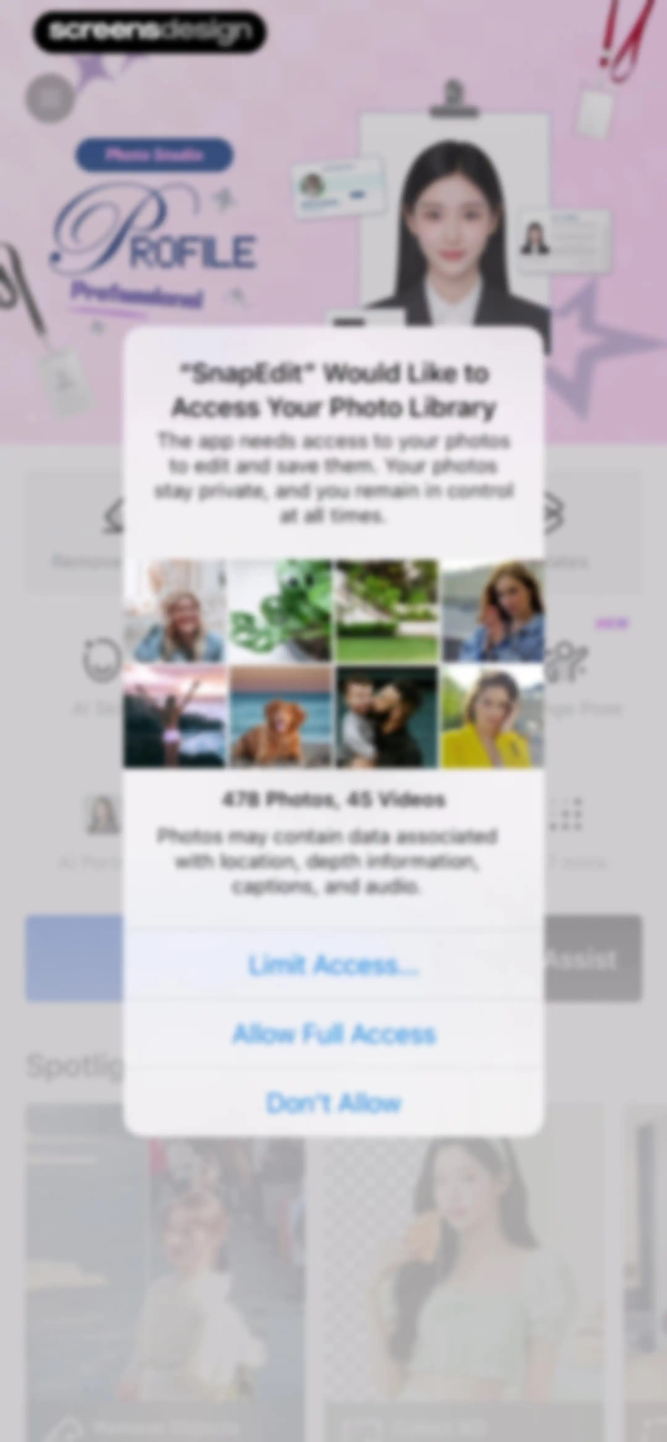 SnapEdit: Photo Editor AI screen 16