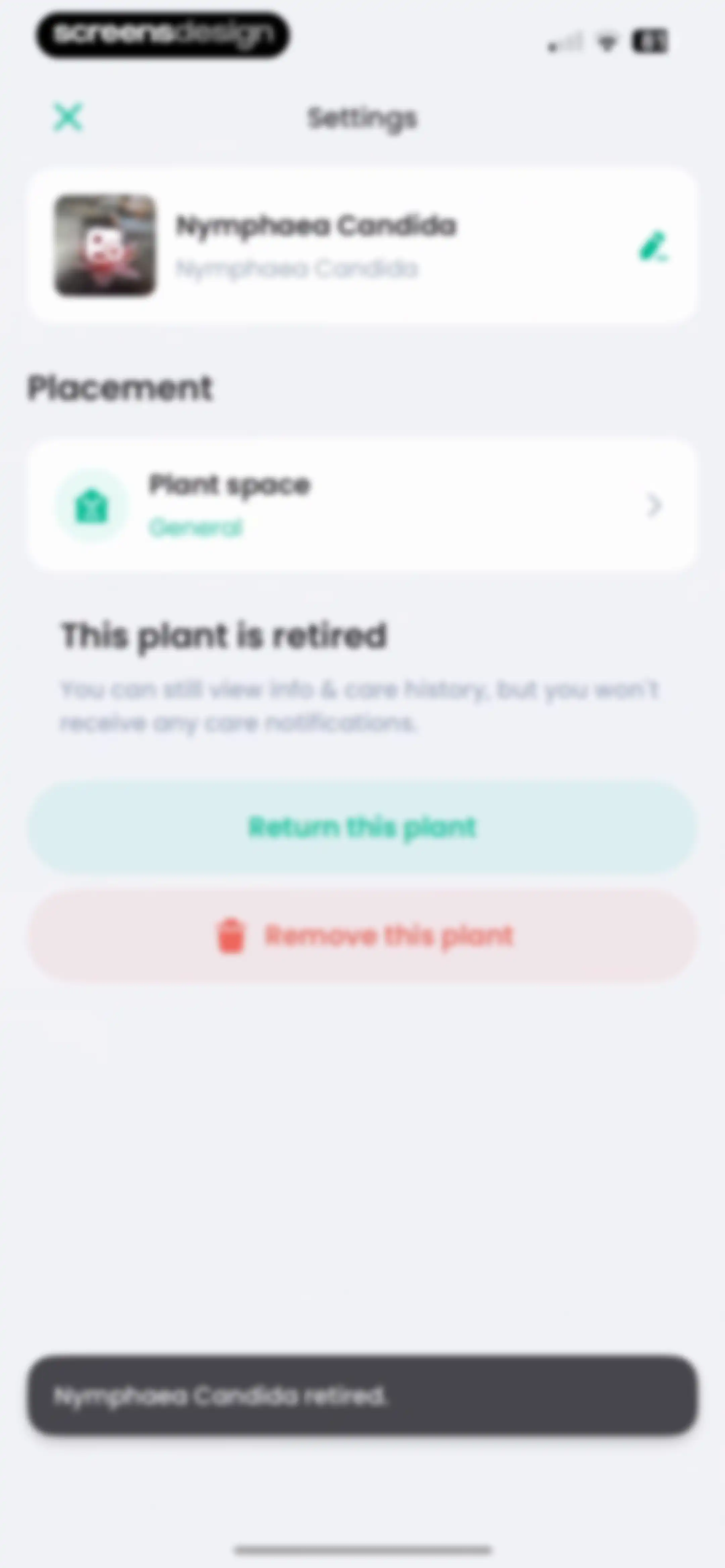 PlantIn: Plant Identifier・Care screen 92