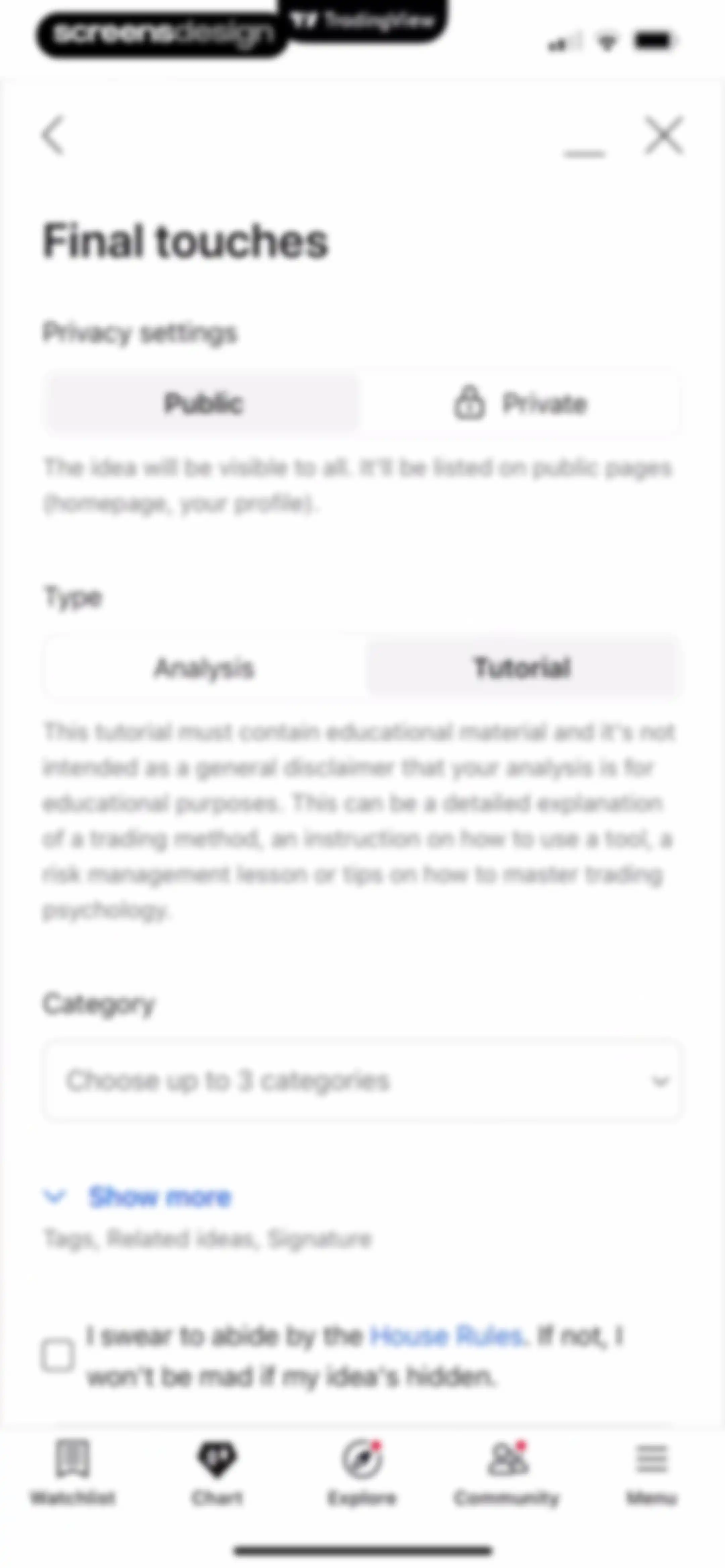 TradingView: Track All Markets screen 111