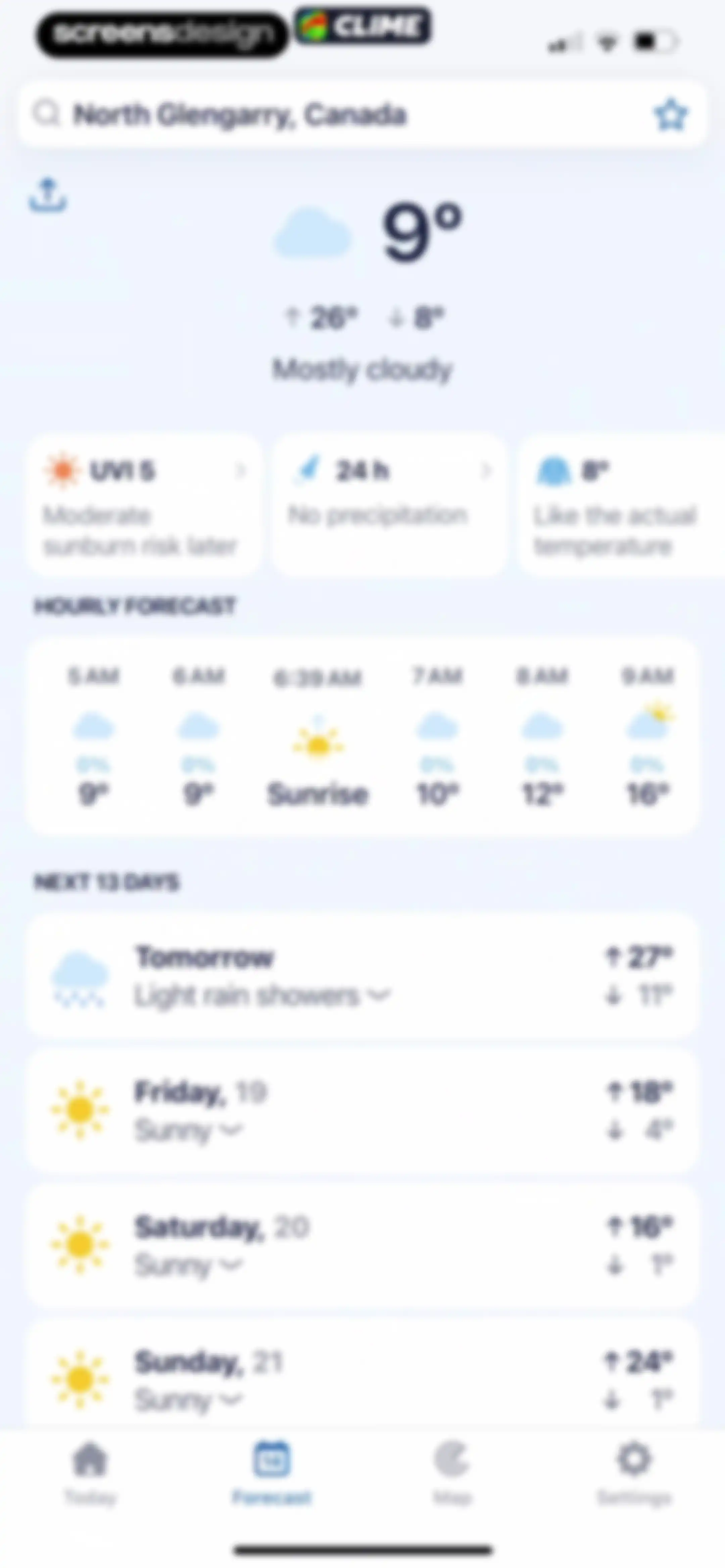 Clime: NOAA Weather Radar Live screen 56