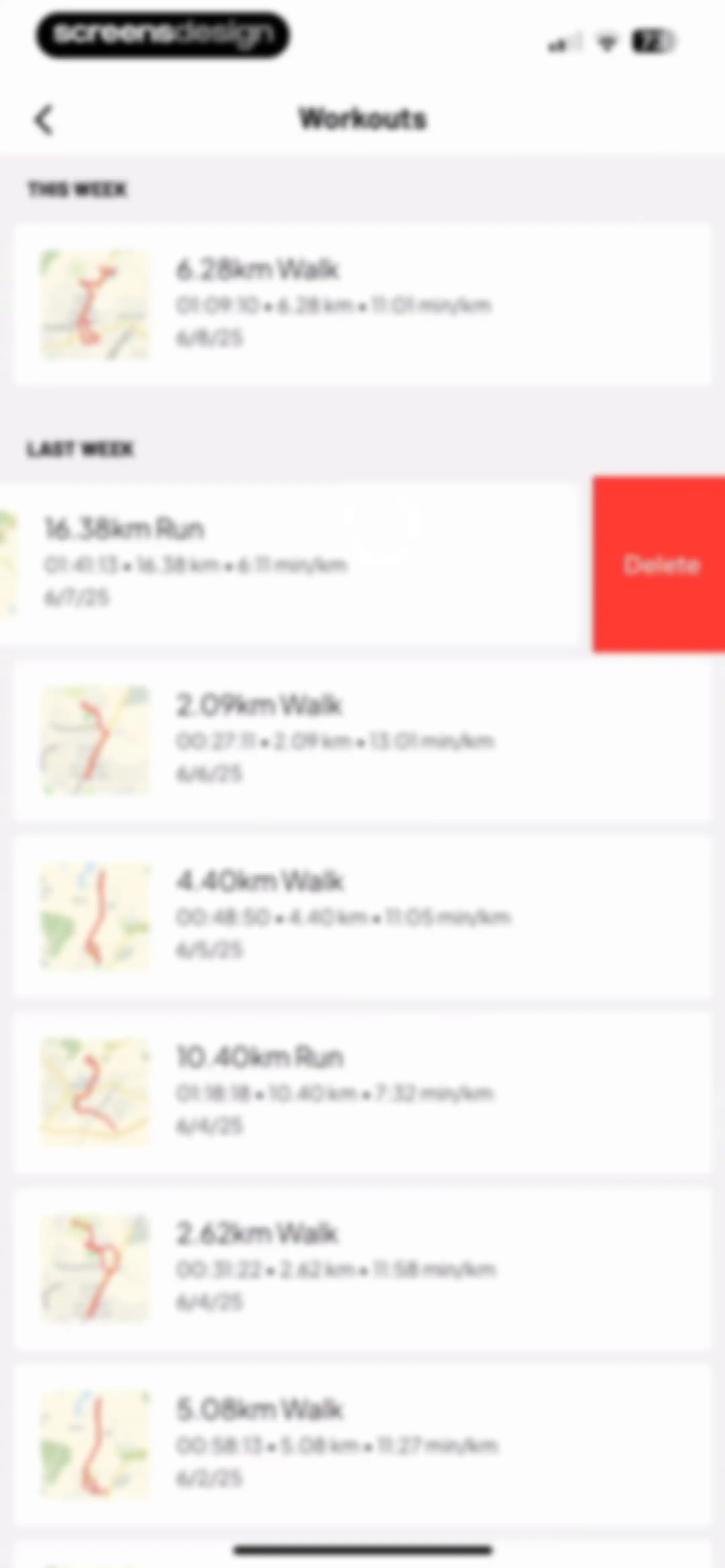 Map My Walk: Walking Tracker screen 79