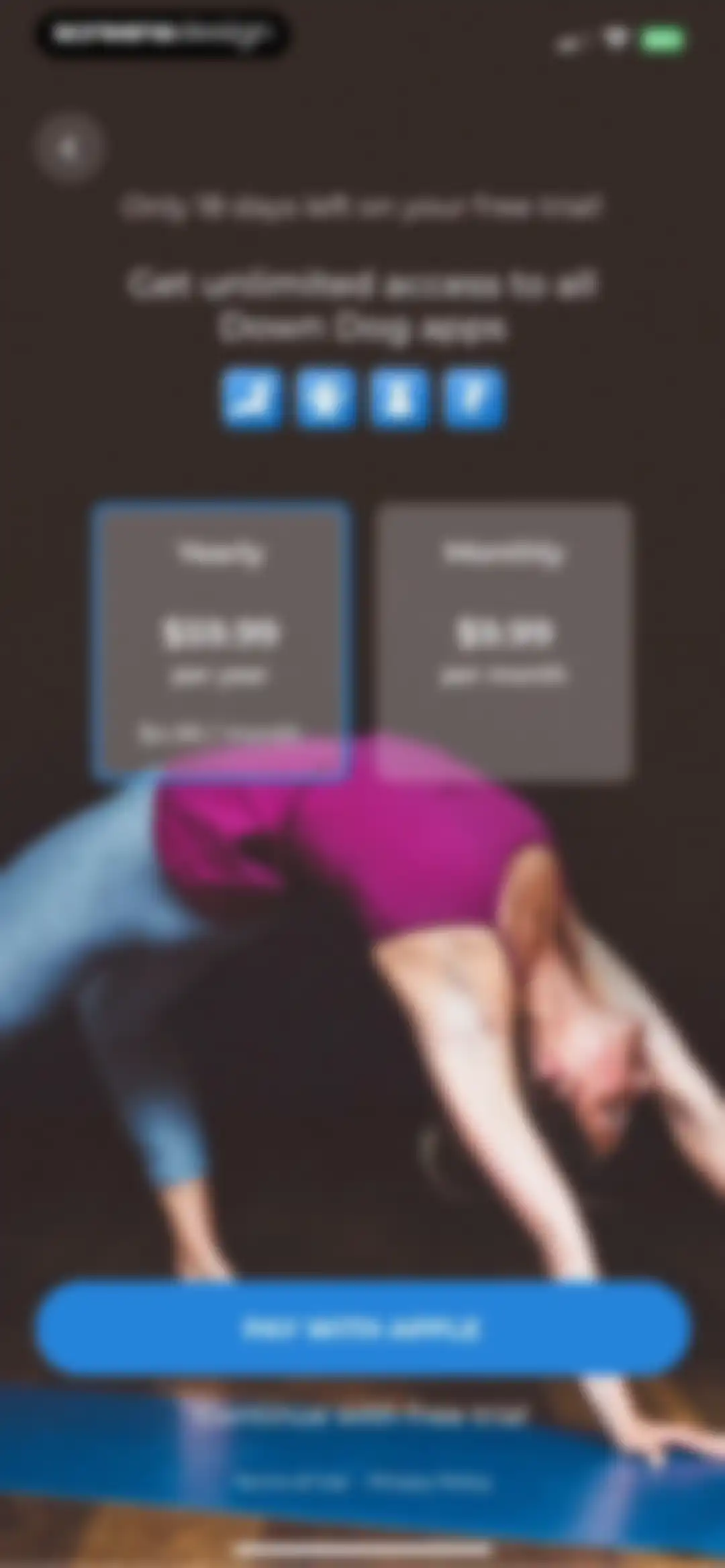 Yoga | Down Dog screen 13