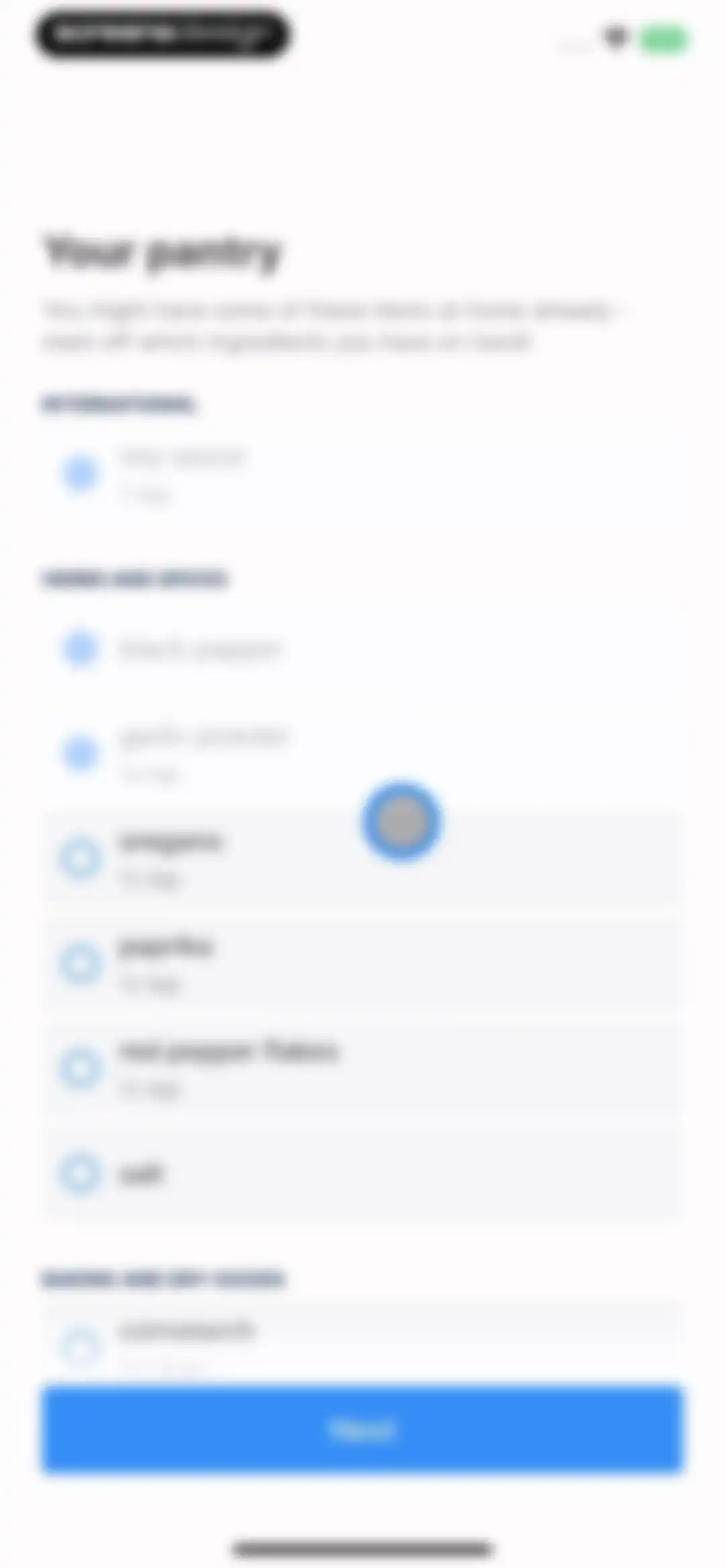 Intent - Meal Planner screen 58