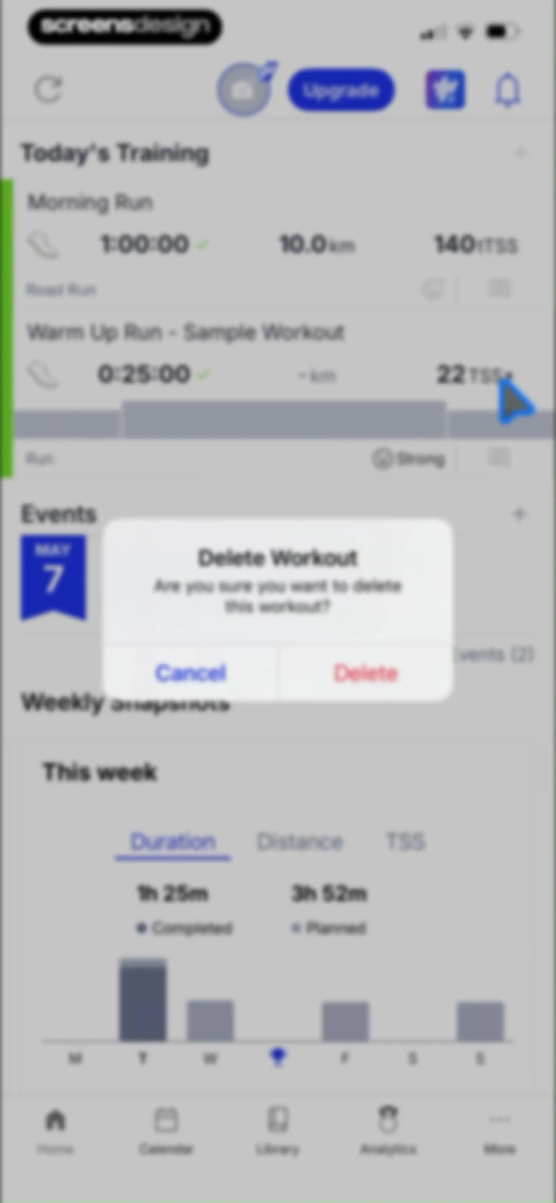 TrainingPeaks: Plan Train Lift screen 43