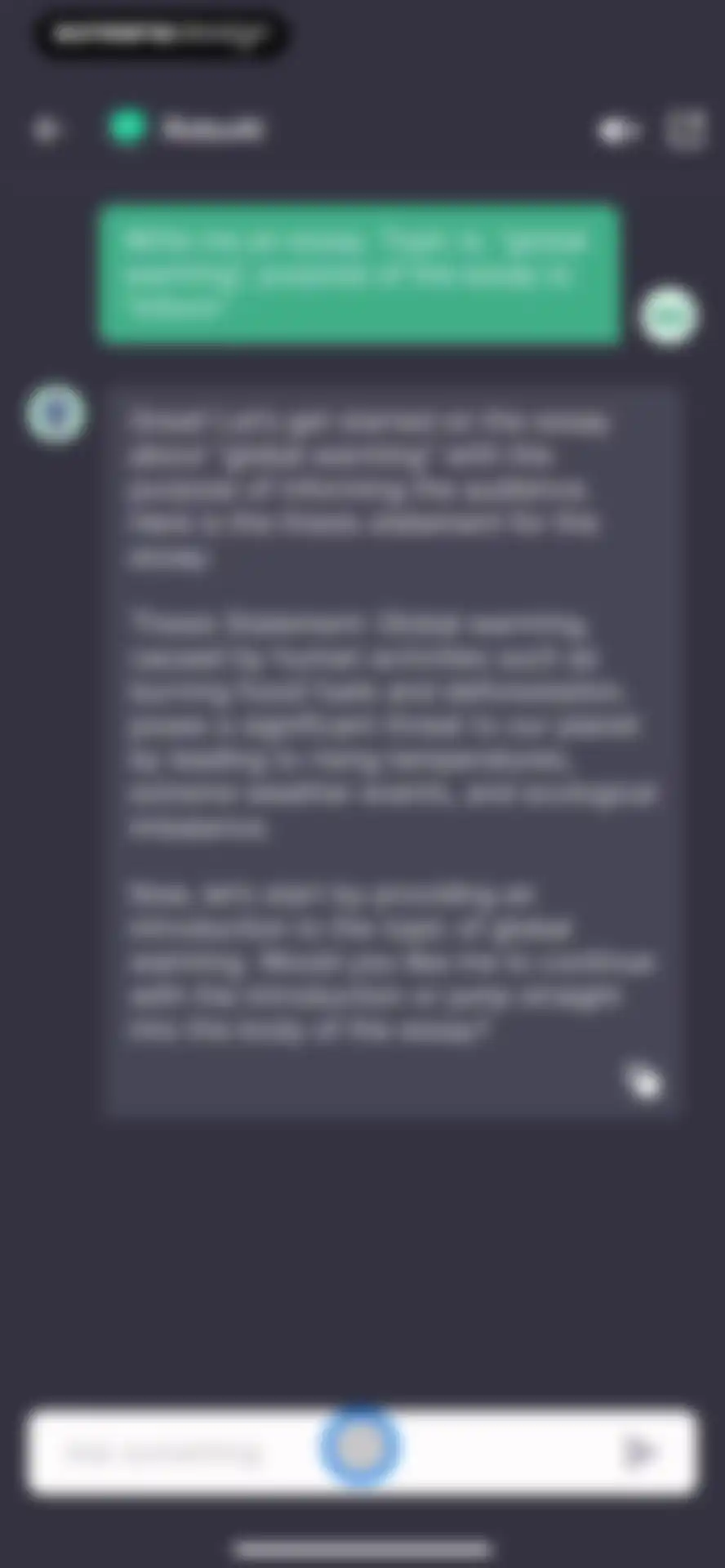 RoboAI - Chat & Ask AI Chatbot screen 21