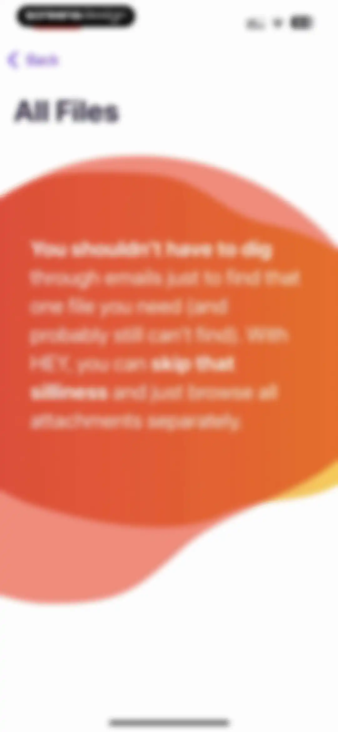 HEY Email screen 114
