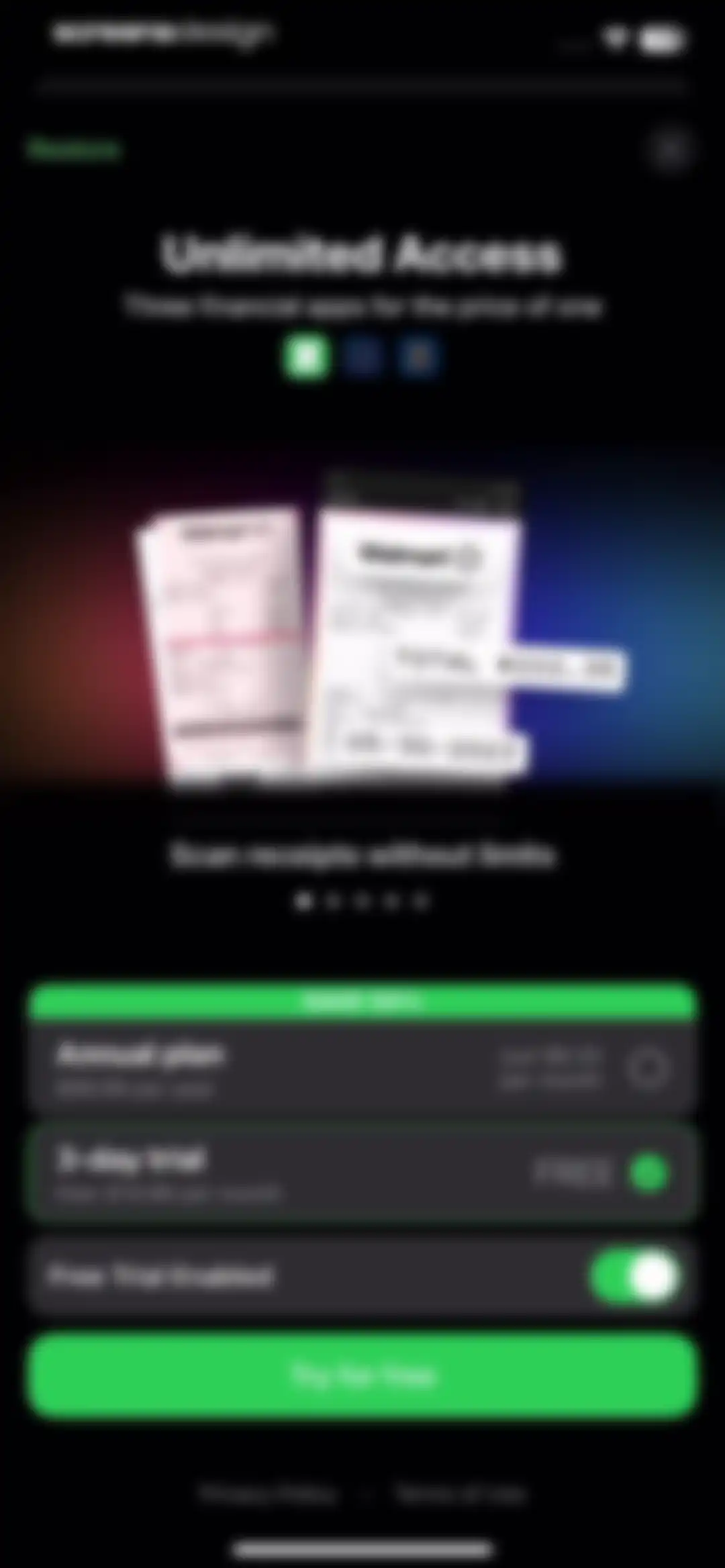 Receipt Scanner・Track Expenses screen 17