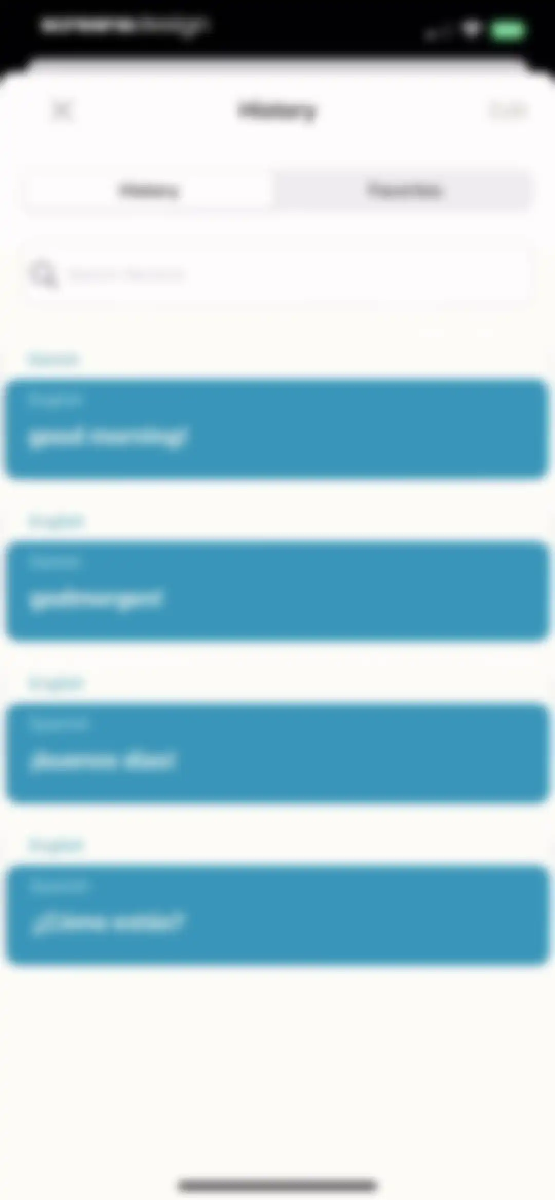Translate: Voice & Text screen 16