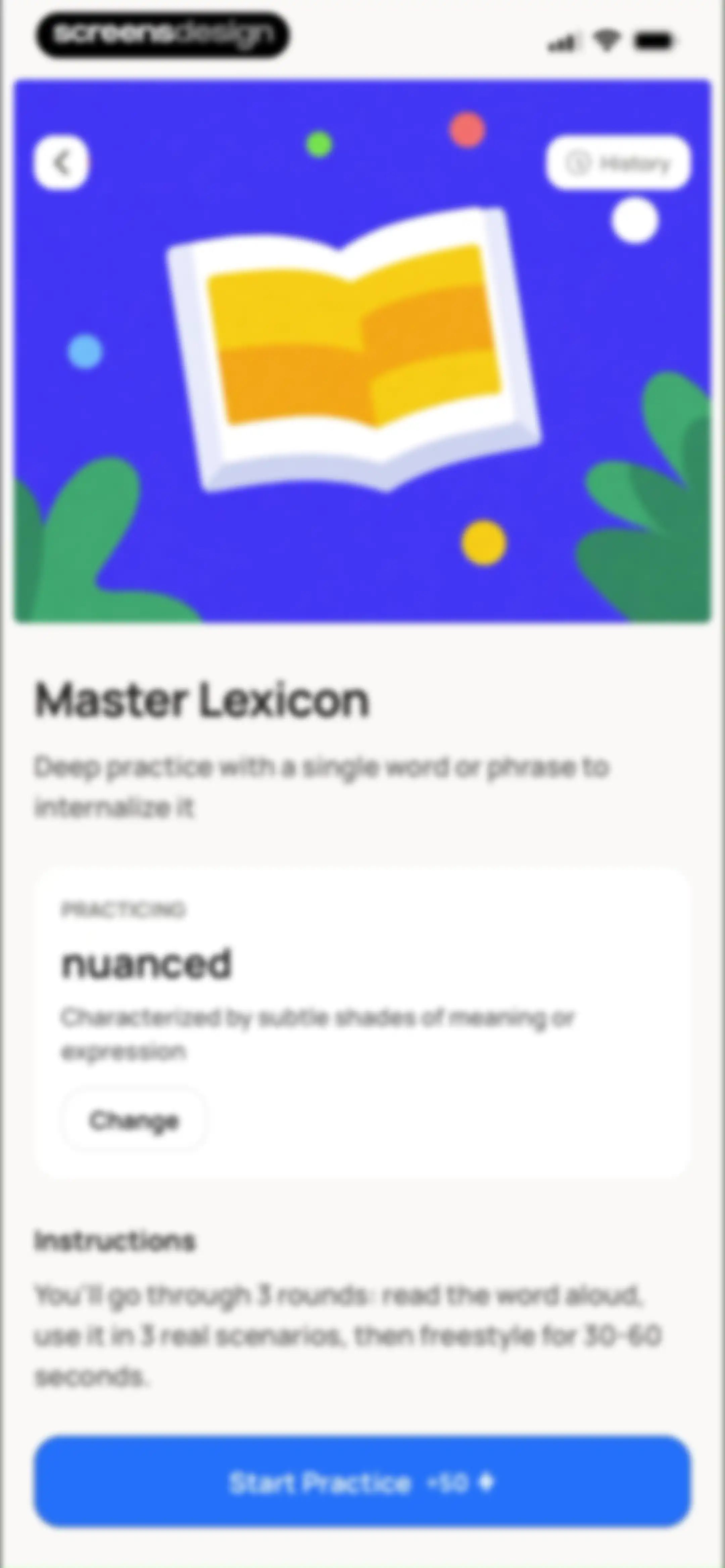 Wellspoken: Articulation Coach screen 131