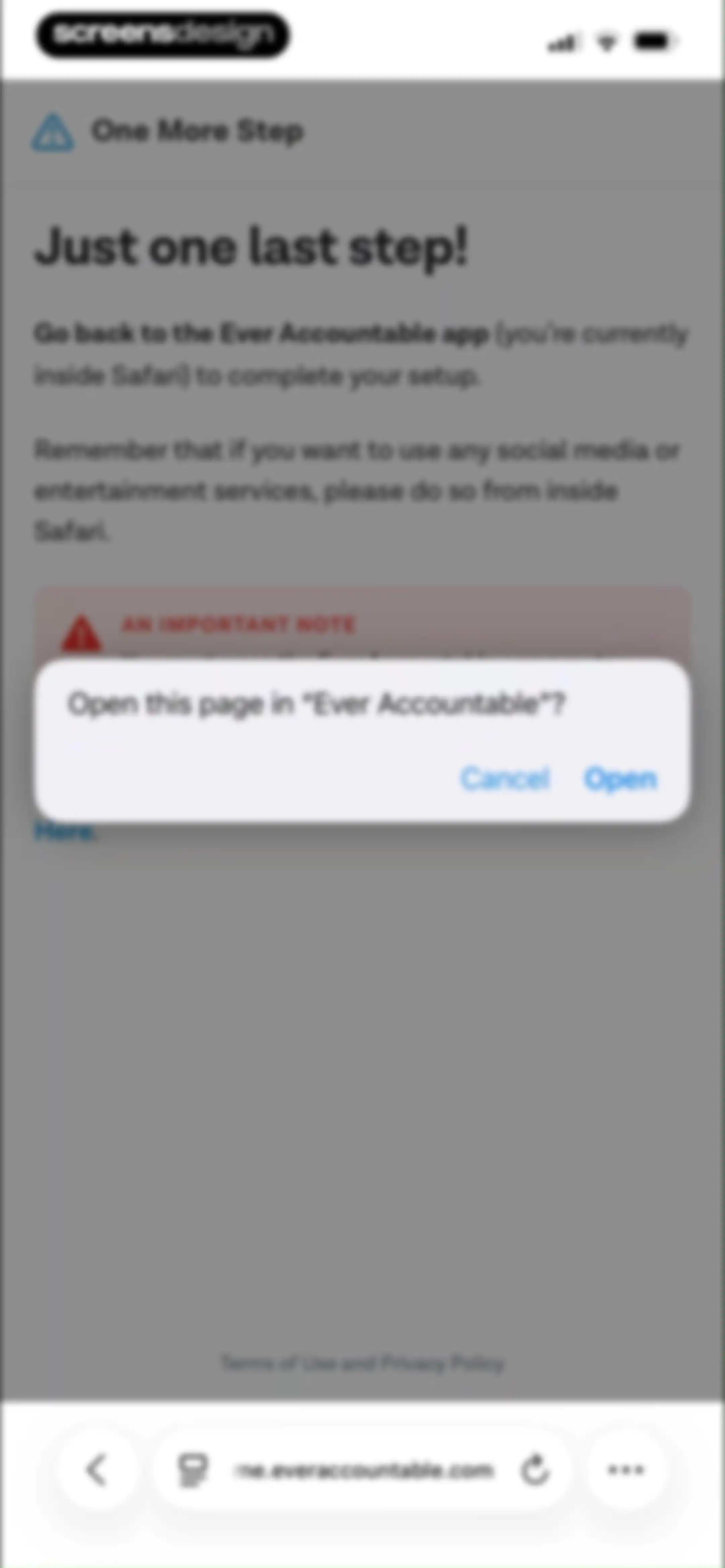 Ever Accountable - Full Safety screen 19