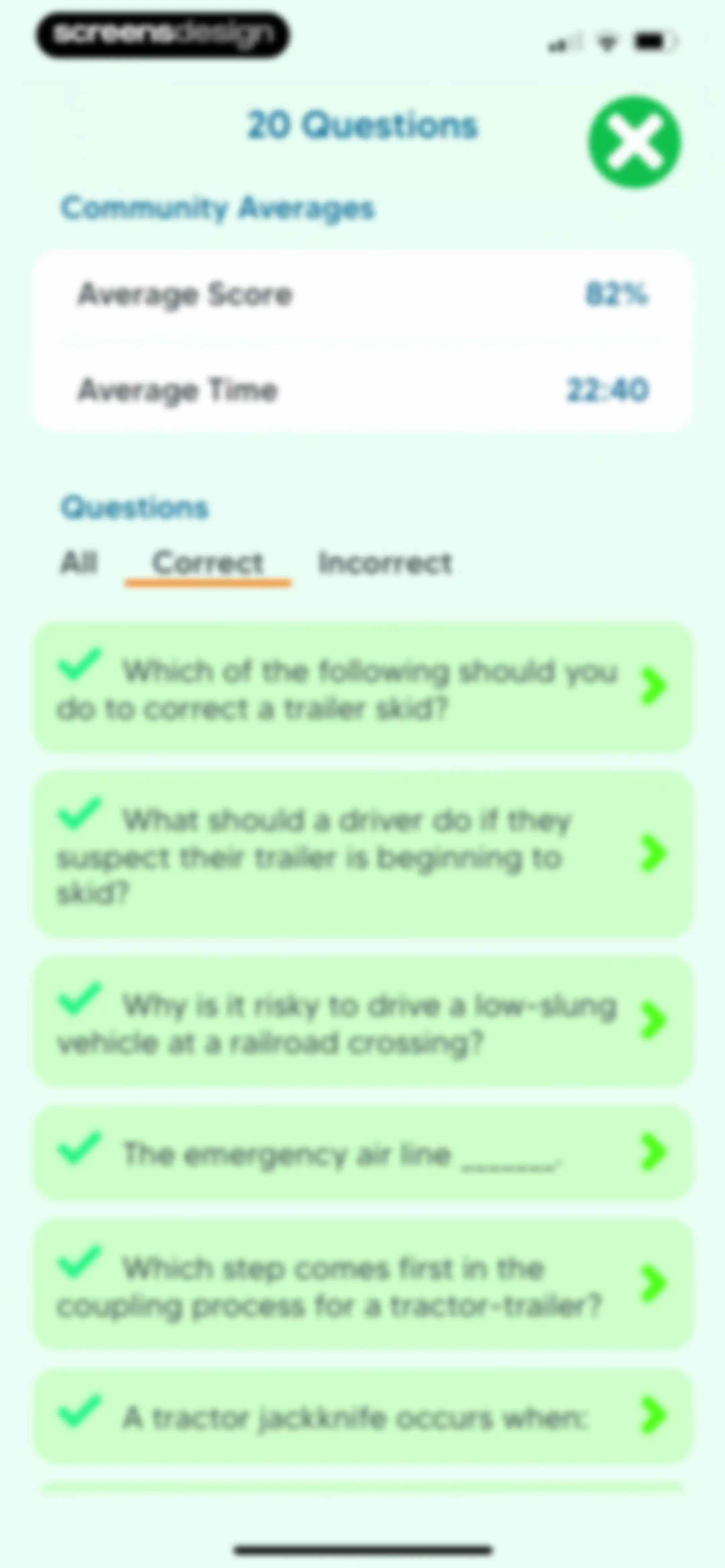 CDL Prep Practice Test: 2026 screen 42
