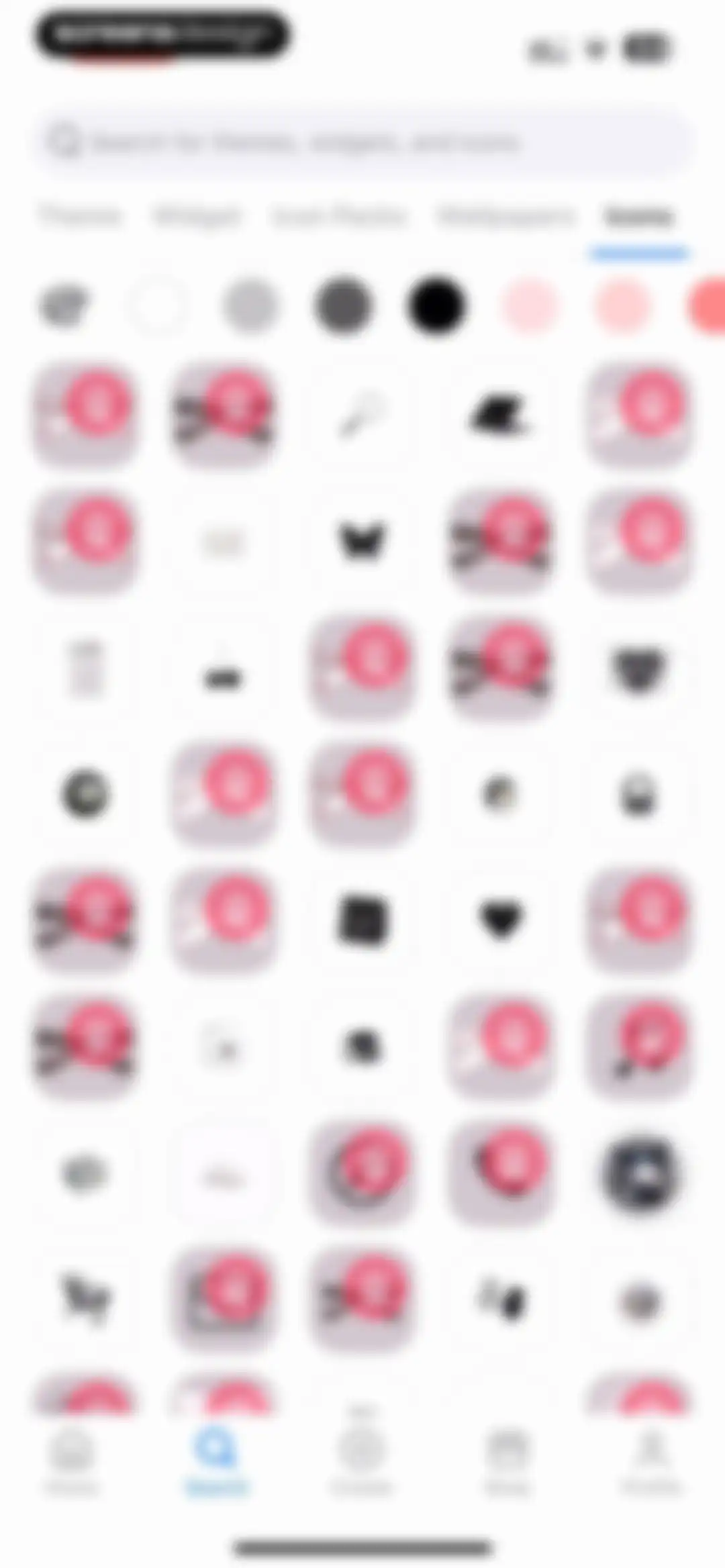 WidgetClub:Widget, Theme, Icon screen 70