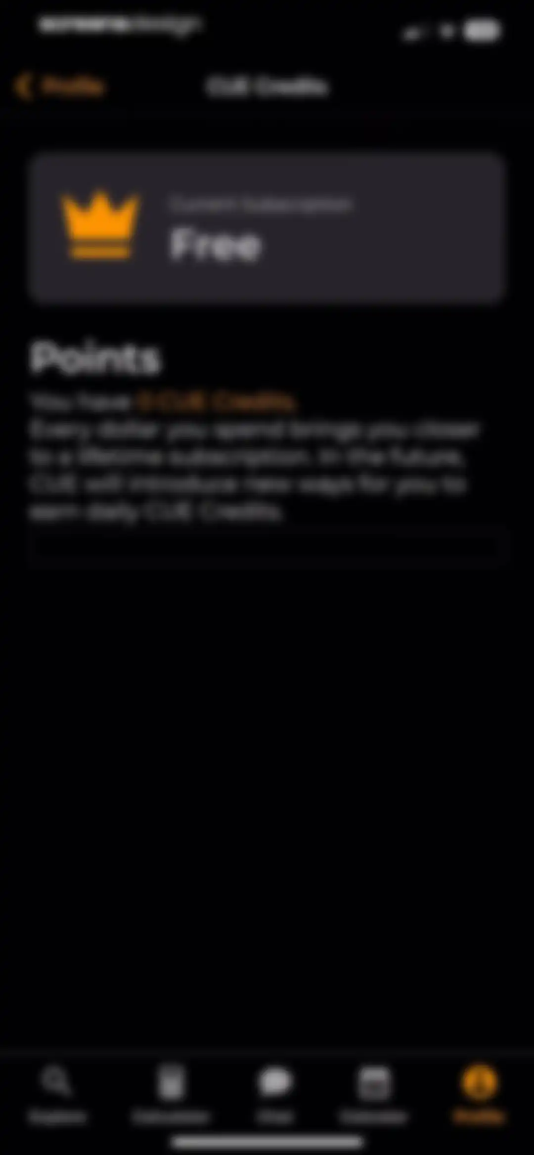 CUE Astrology screen 66