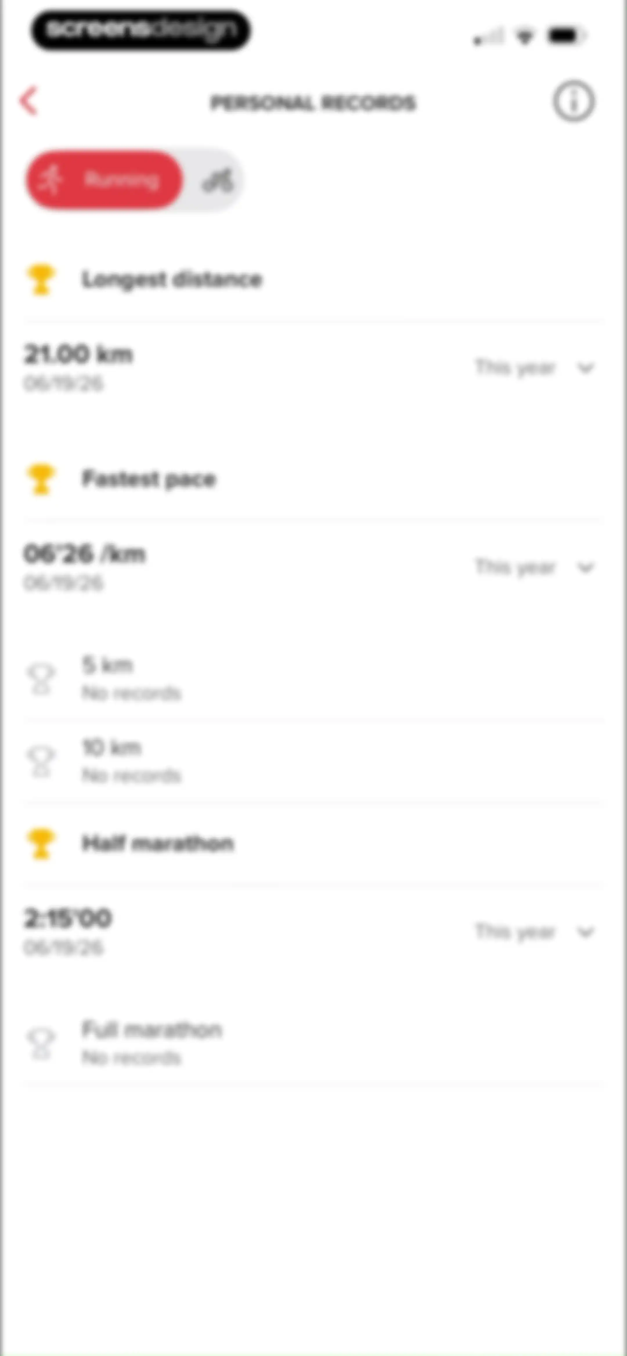 Sports Tracker: Run Bike Hike screen 250